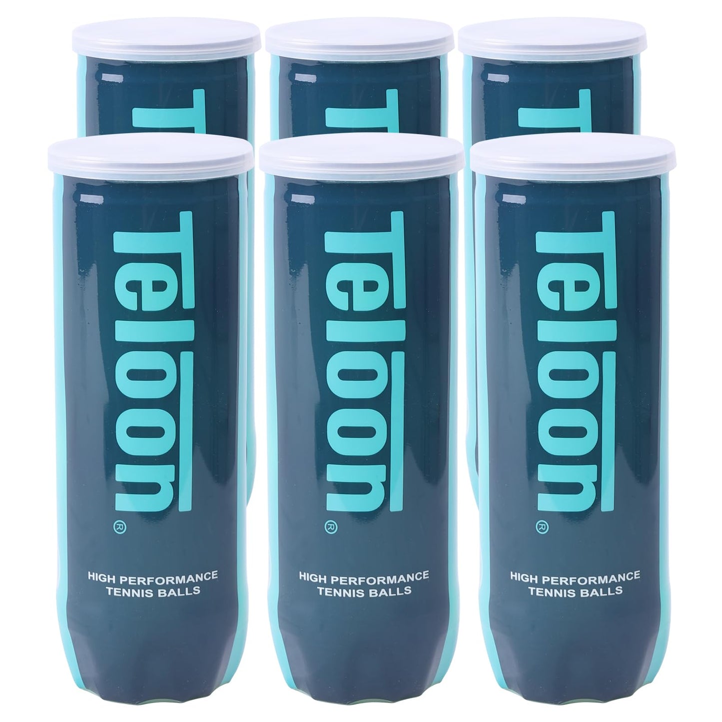 Teloon Championship Tennis Balls - Extra Duty - Regular Duty Felt Pressurized Tennis Balls