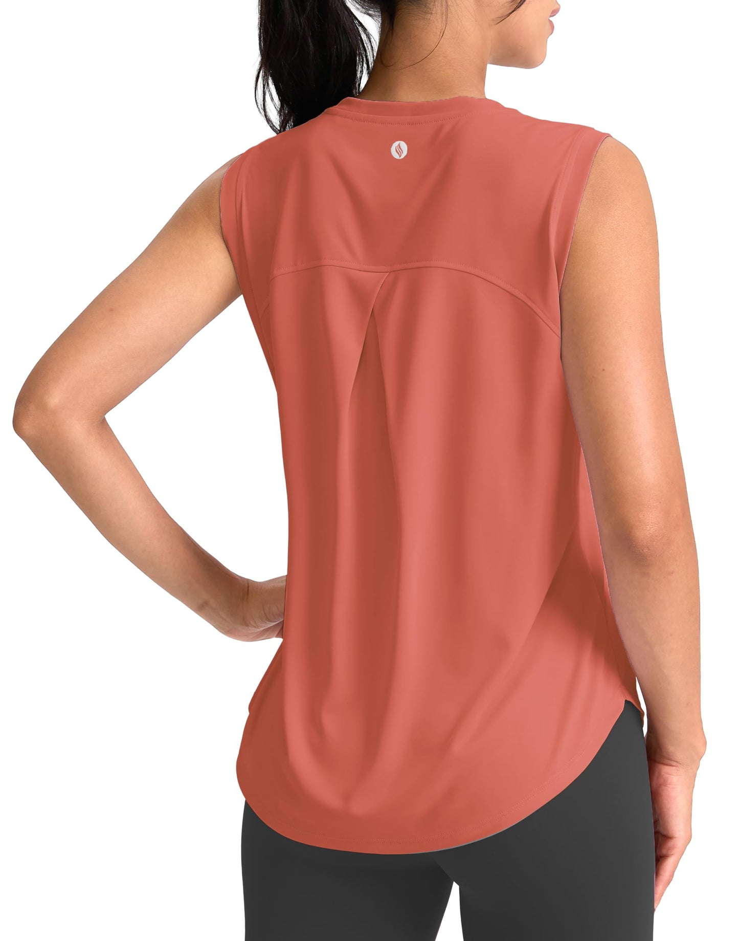 SANTINY Women's Workout Tank Tops Athletic Gym Yoga Shirt