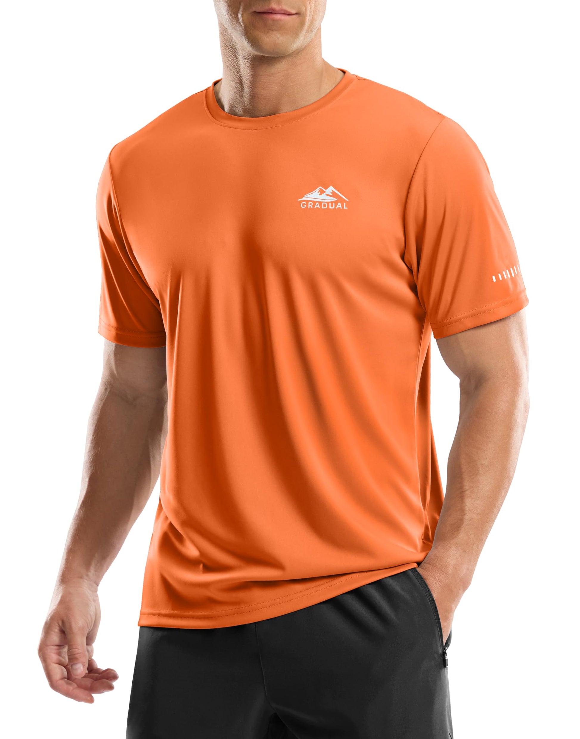 Men's UPF 50+ Sun Protection Swim Shirts Rash Guard Dry Fit Workout Tshirts - Tennis Mindset