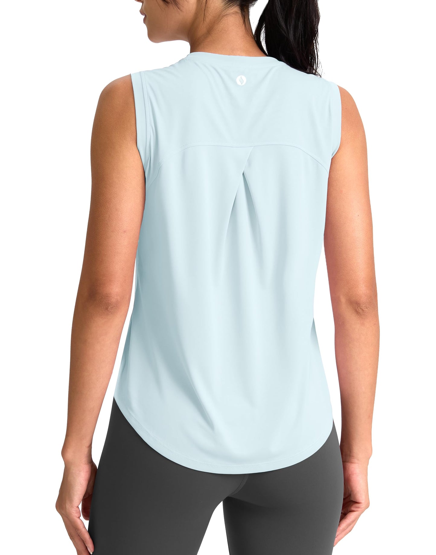 SANTINY Women's Workout Tank Tops Athletic Gym Yoga Shirt