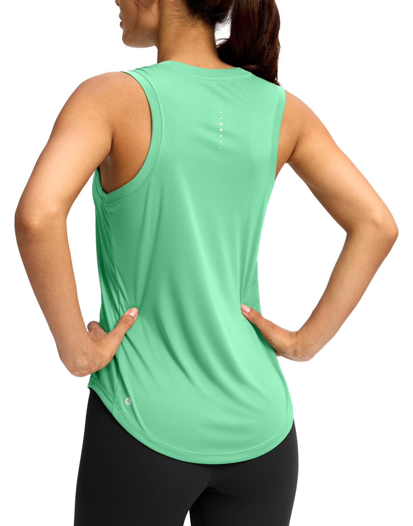 SANTINY Women's Workout Tank Top Racerback Athletic Shirt