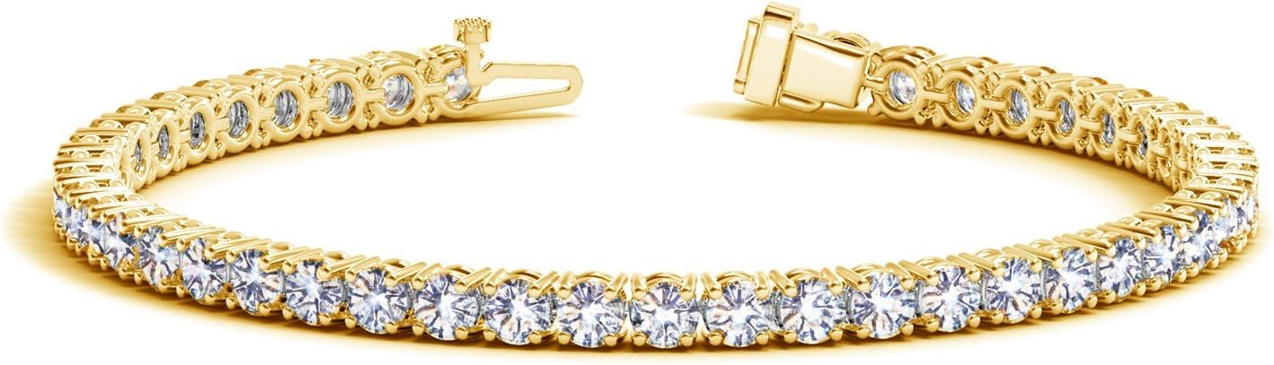 Houston Diamond District 2 to 28 CT Lab Grown Diamond Tennis Bracelet