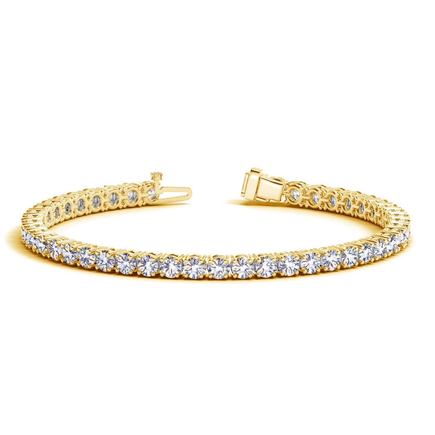 Houston Diamond District 2 to 28 CT Lab Grown Diamond Tennis Bracelet