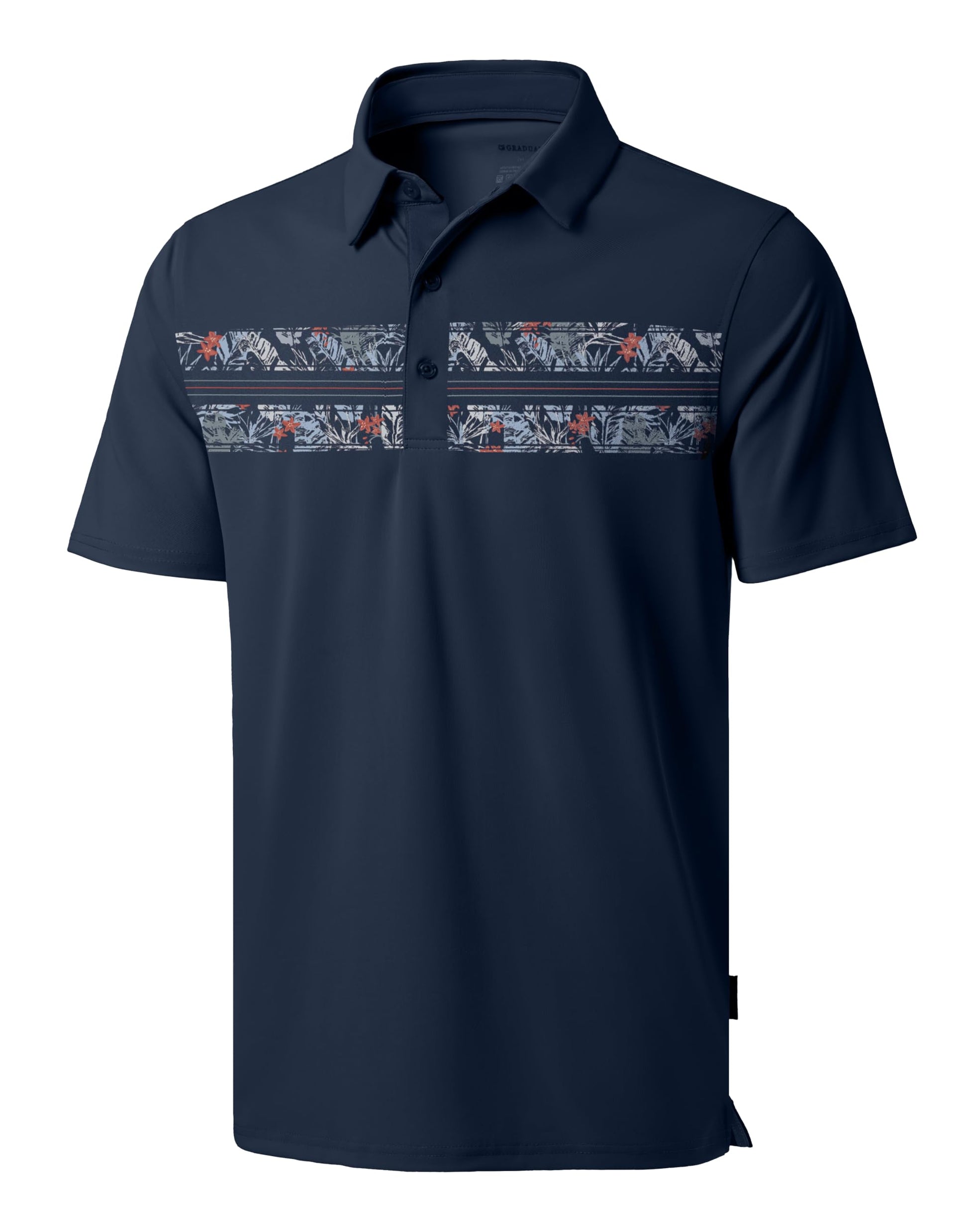 Men's Golf Polo Shirts Dry Fit Moisture Wicking Performance Short Sleeve - Tennis Mindset