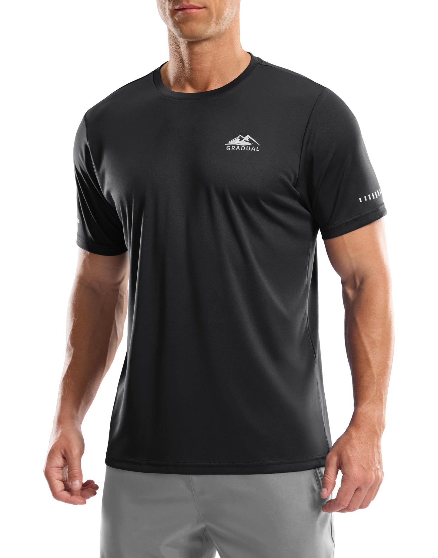 Men's UPF 50+ Sun Protection Swim Shirts Rash Guard Dry Fit Workout Tshirts - Tennis Mindset