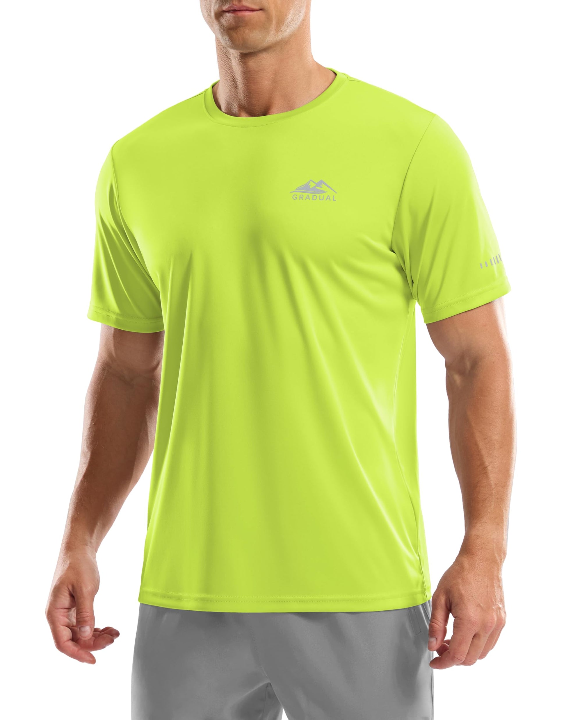 Men's UPF 50+ Sun Protection Swim Shirts Rash Guard Dry Fit Workout Tshirts - Tennis Mindset