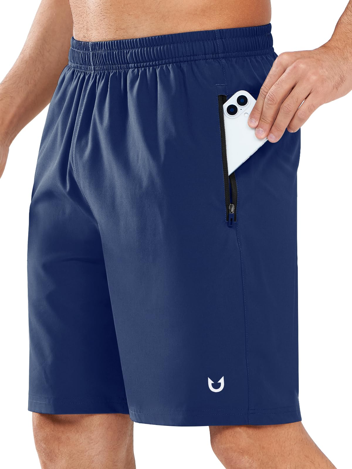 NORTHYARD Men's Athletic Running Shorts Quick Dry Lightweight Zip Pockets - Tennis Mindset