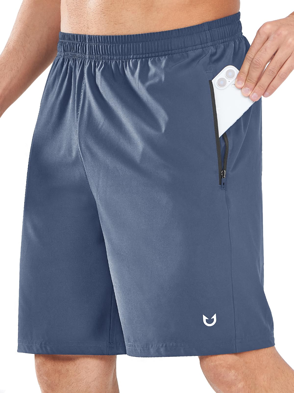 NORTHYARD Men's Athletic Running Shorts Quick Dry Lightweight Zip Pockets - Tennis Mindset