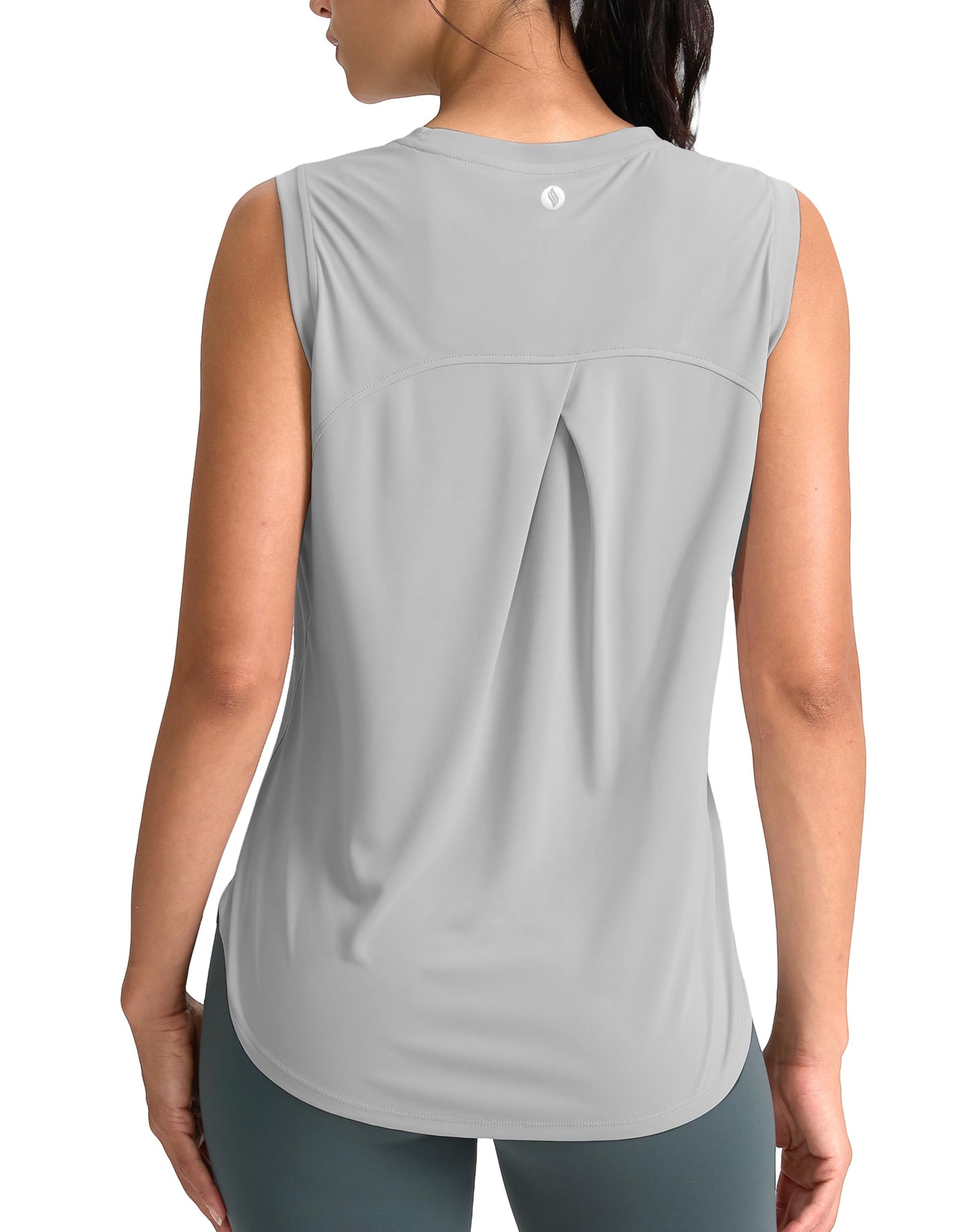 SANTINY Women's Workout Tank Tops Athletic Gym Yoga Shirt