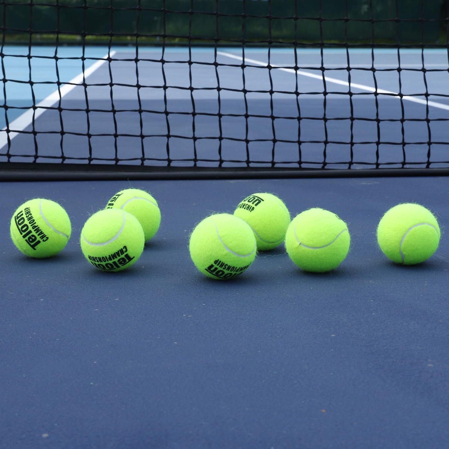 Teloon Championship Tennis Balls - Extra Duty - Regular Duty Felt Pressurized Tennis Balls