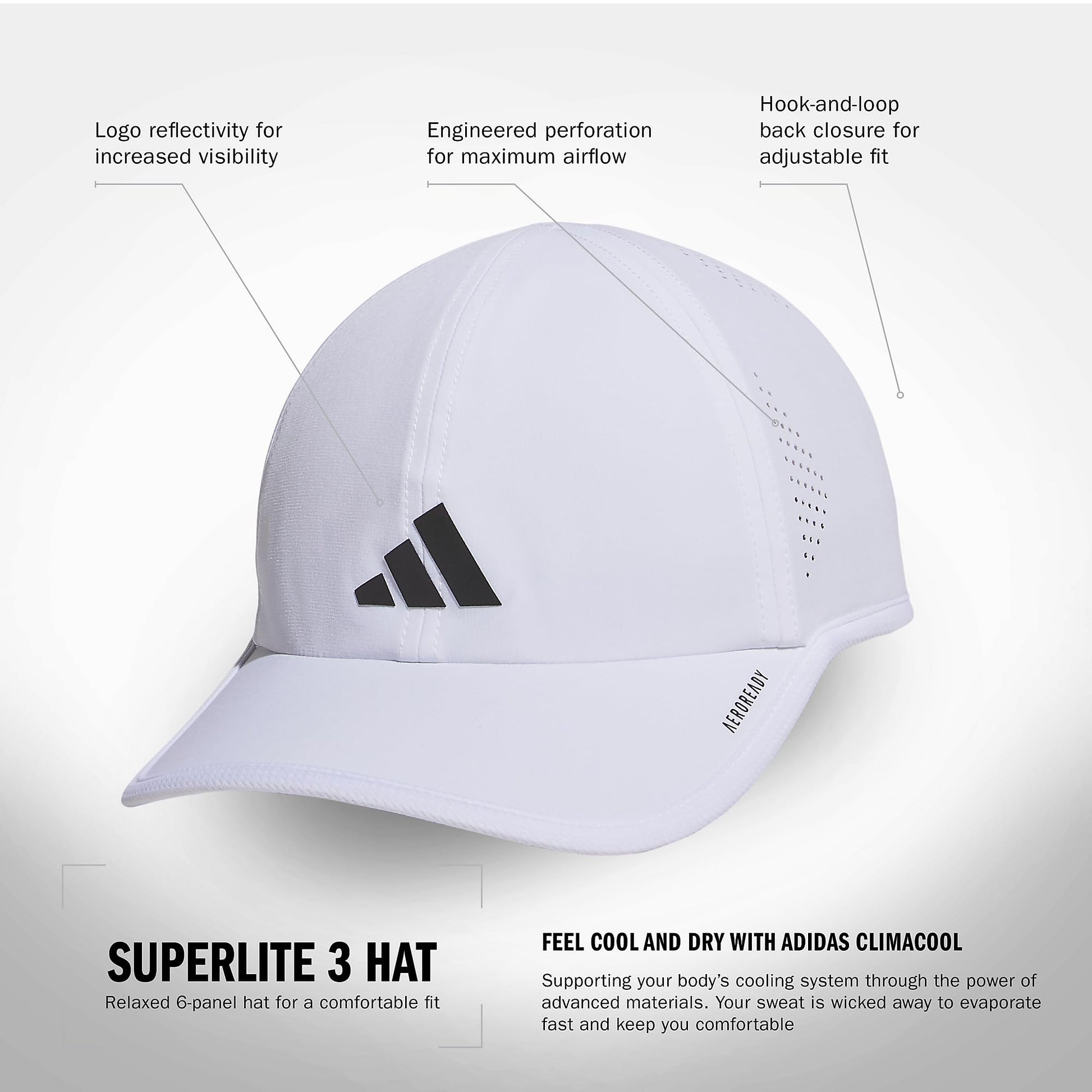 adidas Superlite 4 Hat - Tennis Mindset