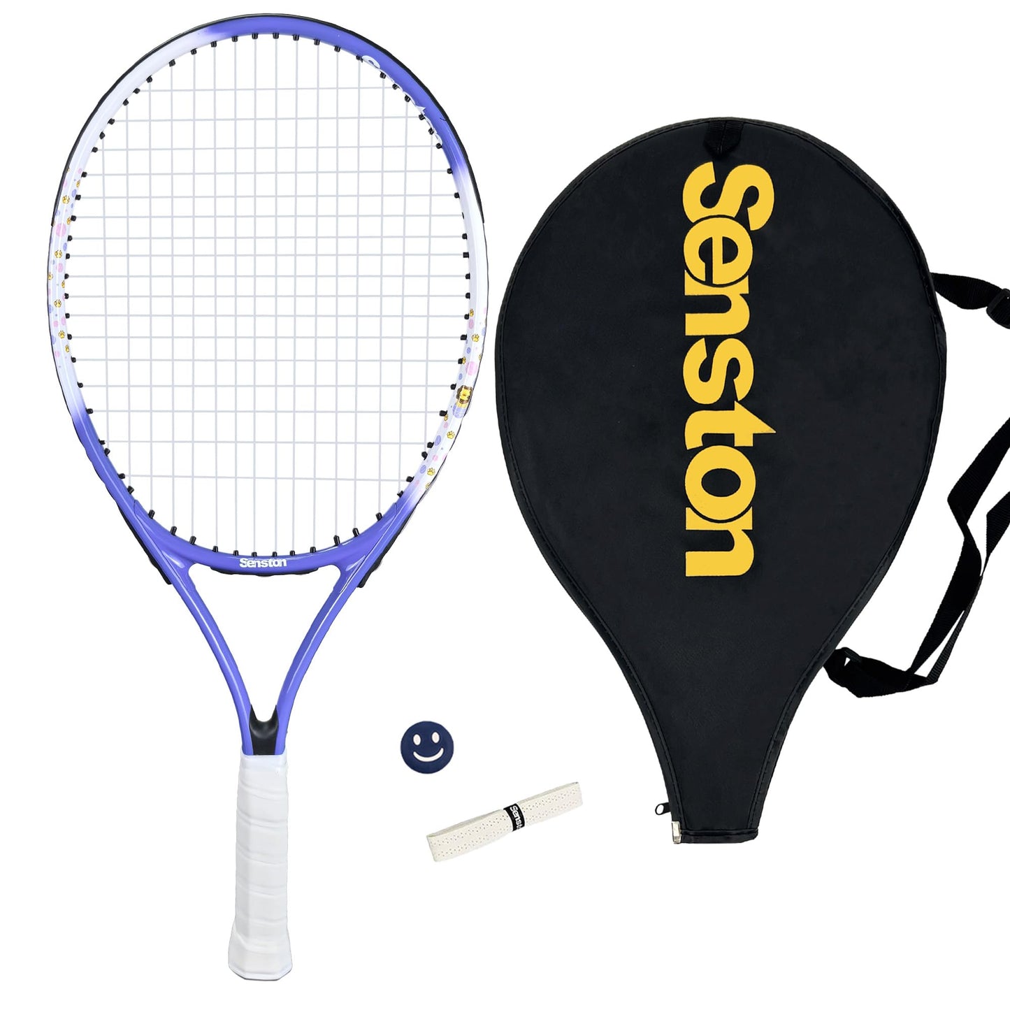 Senston 19" 23" 25" Kids Junior Tennis Racquet for Kids Children Boys Girls Tennis Rackets with Racket Cover - Tennis Mindset