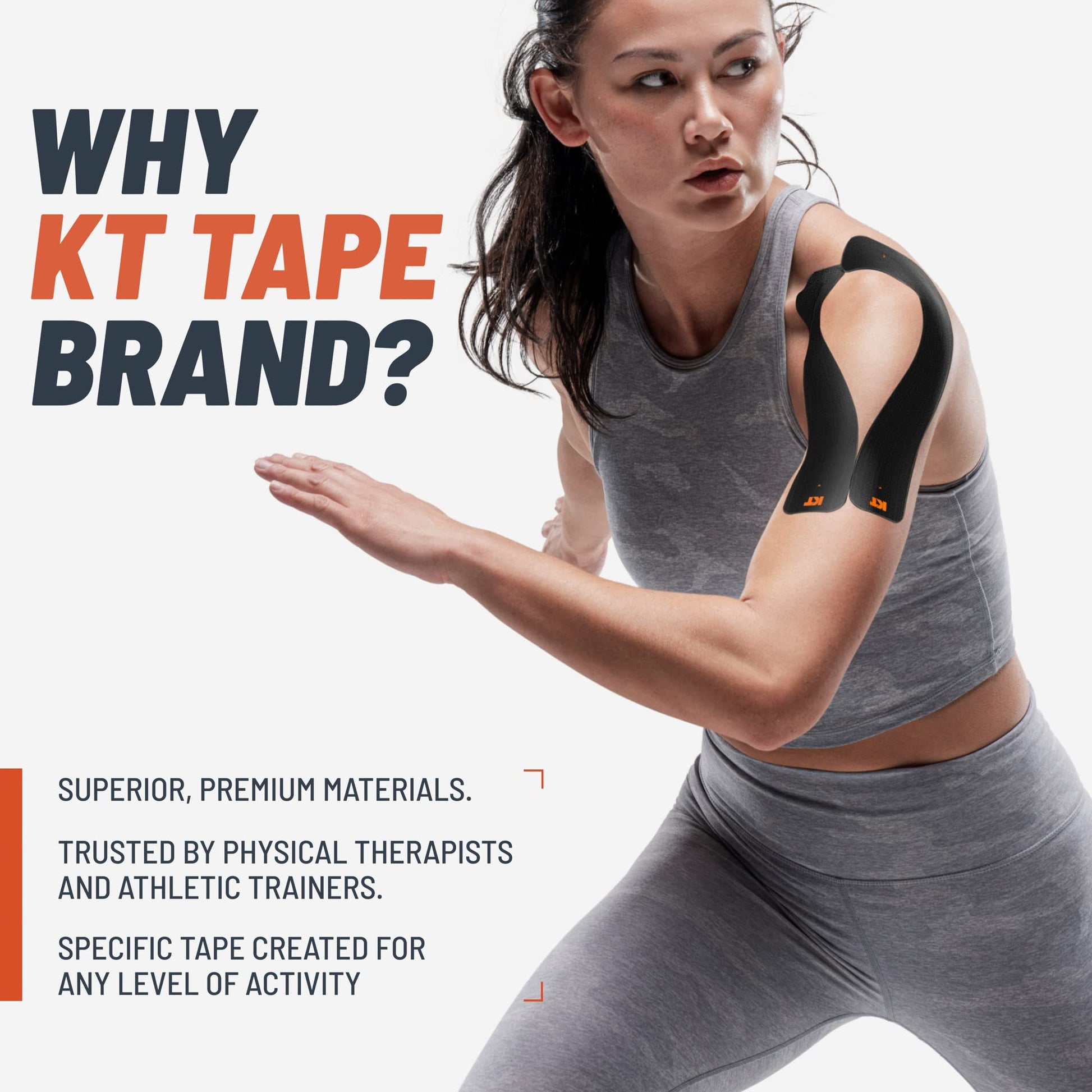 KT Tape, Original Cotton, Elastic Kinesiology Athletic Tape, 20 Count, 10” Precut Strips, Purple - Tennis Mindset