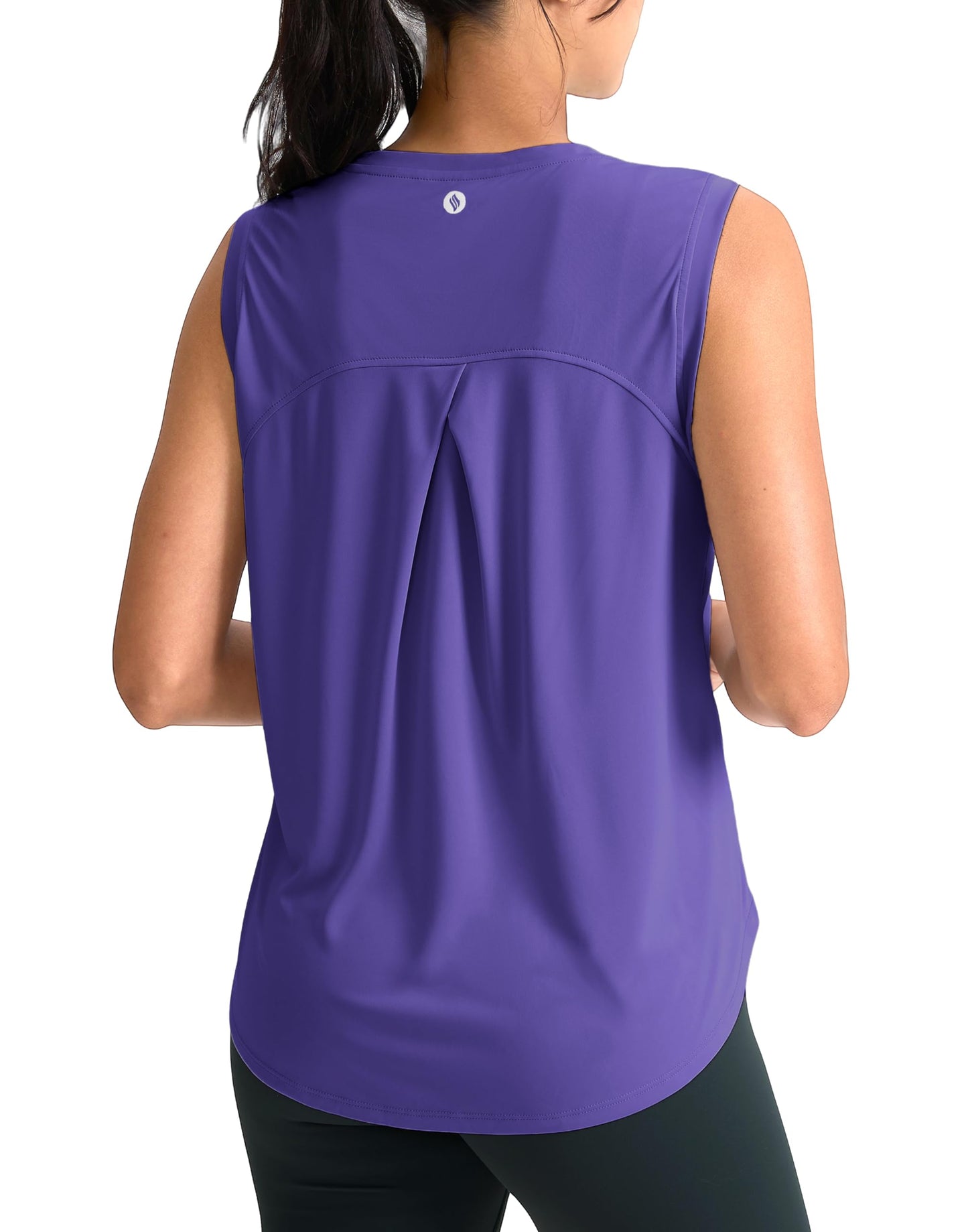 SANTINY Women's Workout Tank Tops Athletic Gym Yoga Shirt