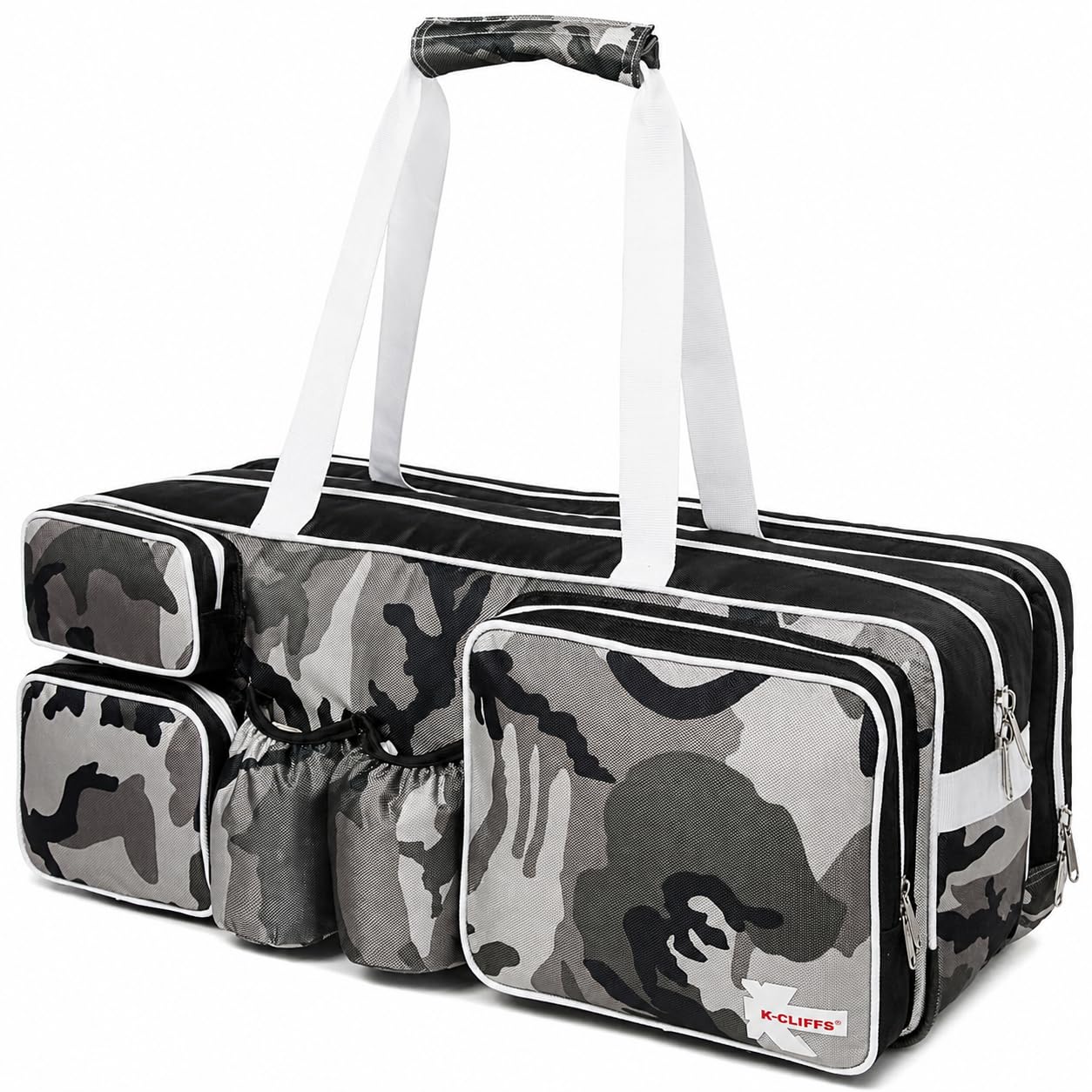 K-Cliffs Tennis Racket Bag | Deluxe Ballistic Nylon | Shoe Compartment - Tennis Mindset