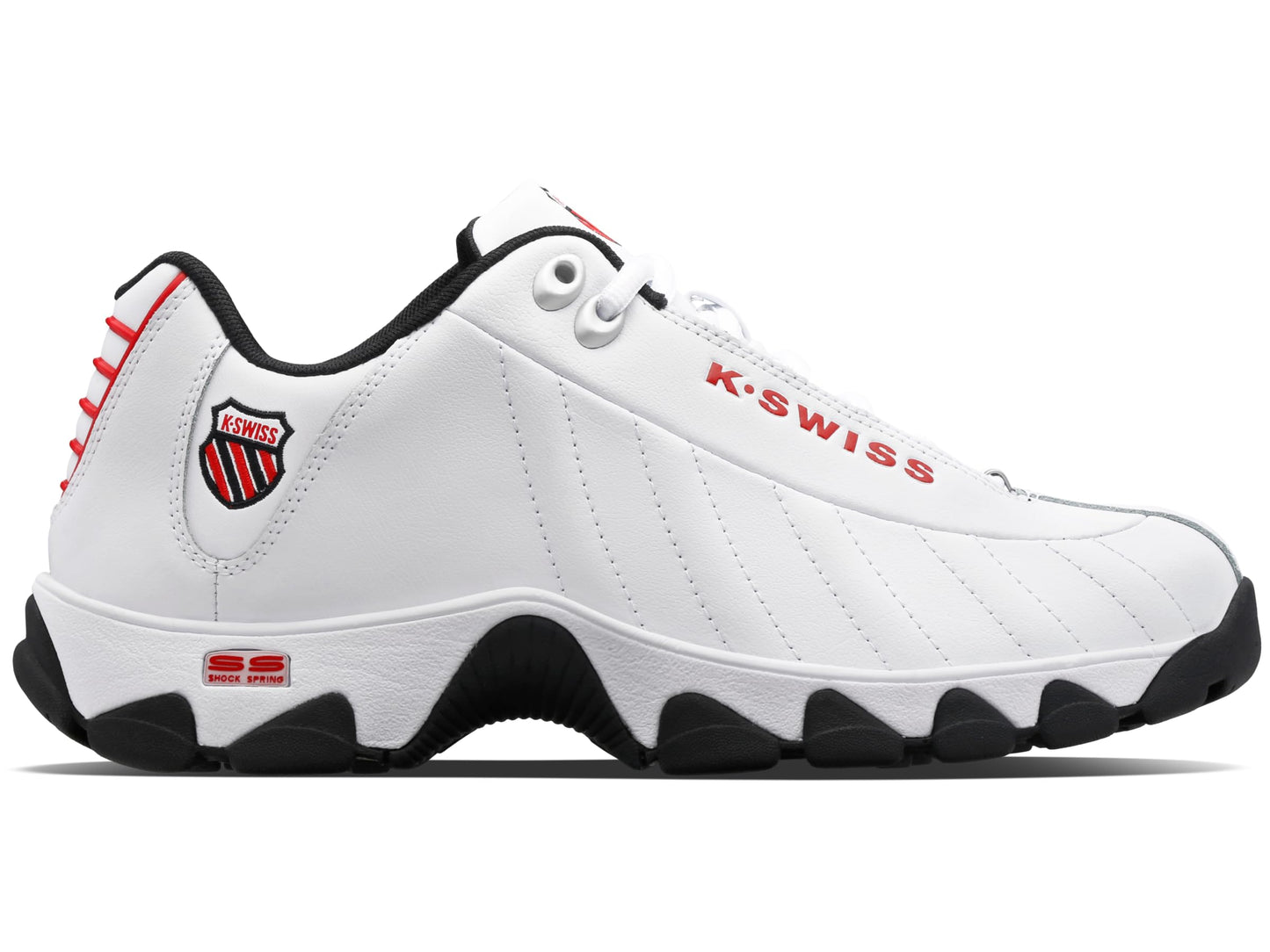 K-Swiss Men's ST329 CMF Sneaker, Wide Tennis Walking Shoes Leather Upper