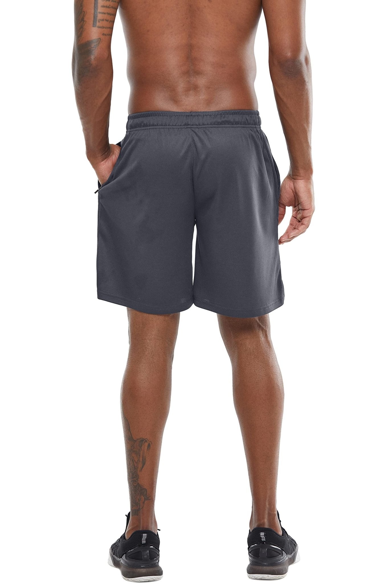 G Gradual Men's 7" Workout Running Shorts Quick Dry Lightweight Gym Shorts with Zip Pockets - Tennis Mindset
