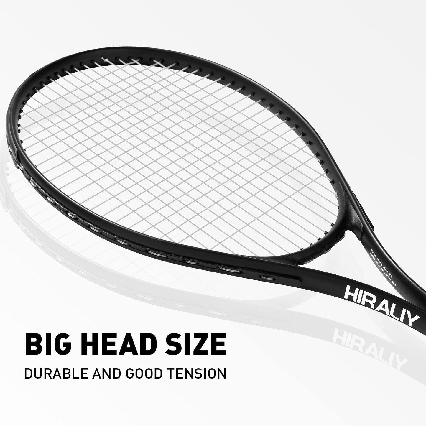 HIRALIY 27-Inch Tennis Racket for Adults with Ball and Carry Bag - Tennis Mindset