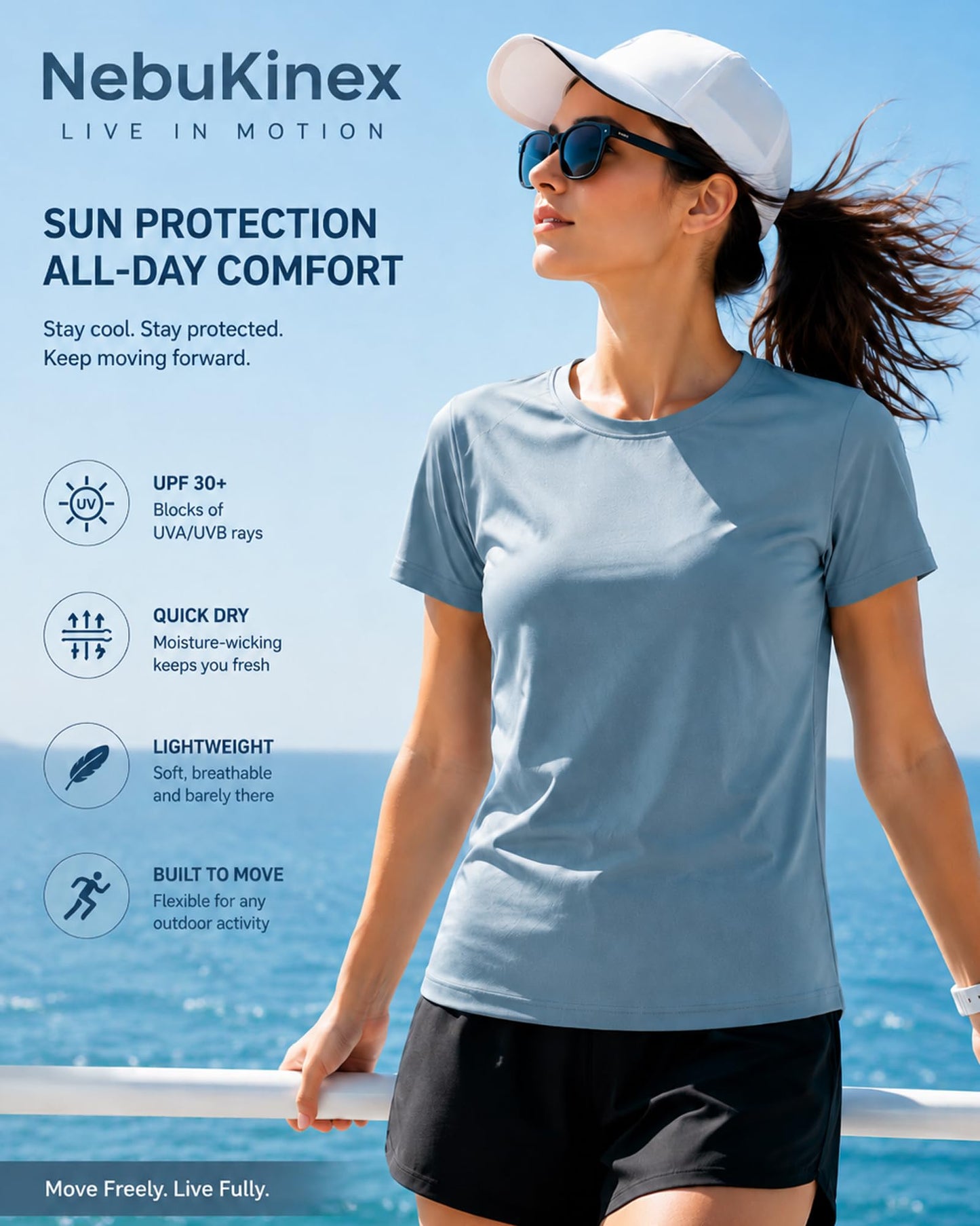 6 Pack Workout Tops for Women Short Sleeve Athletic Quick Dry T Shirts