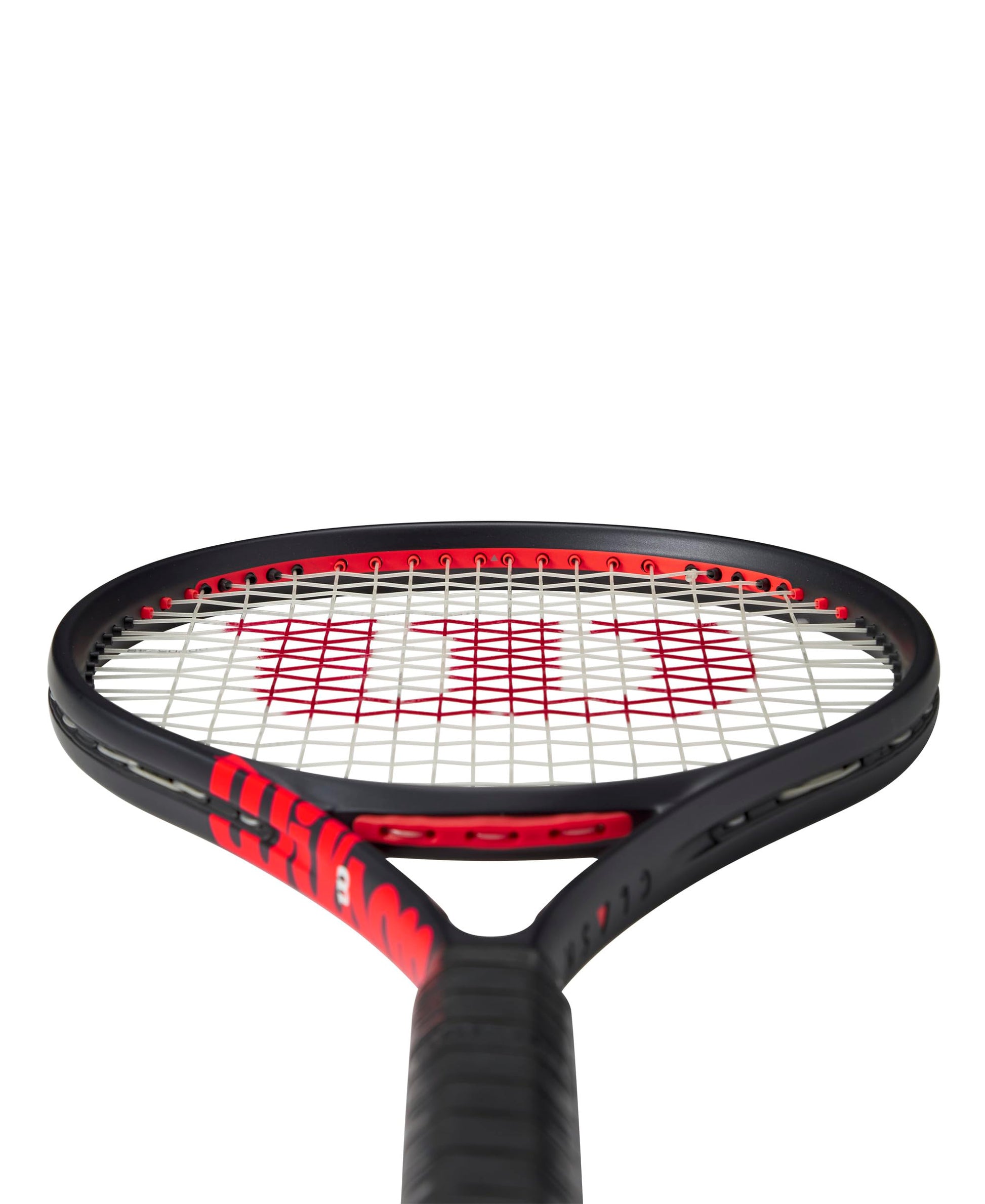 Wilson Clash 100 V3 Strung Adult Performance Tennis Racket - Grip Size 3-4 3/8", Strung with Sensation 16 Natural at Mid Range Tension - Tennis Mindset