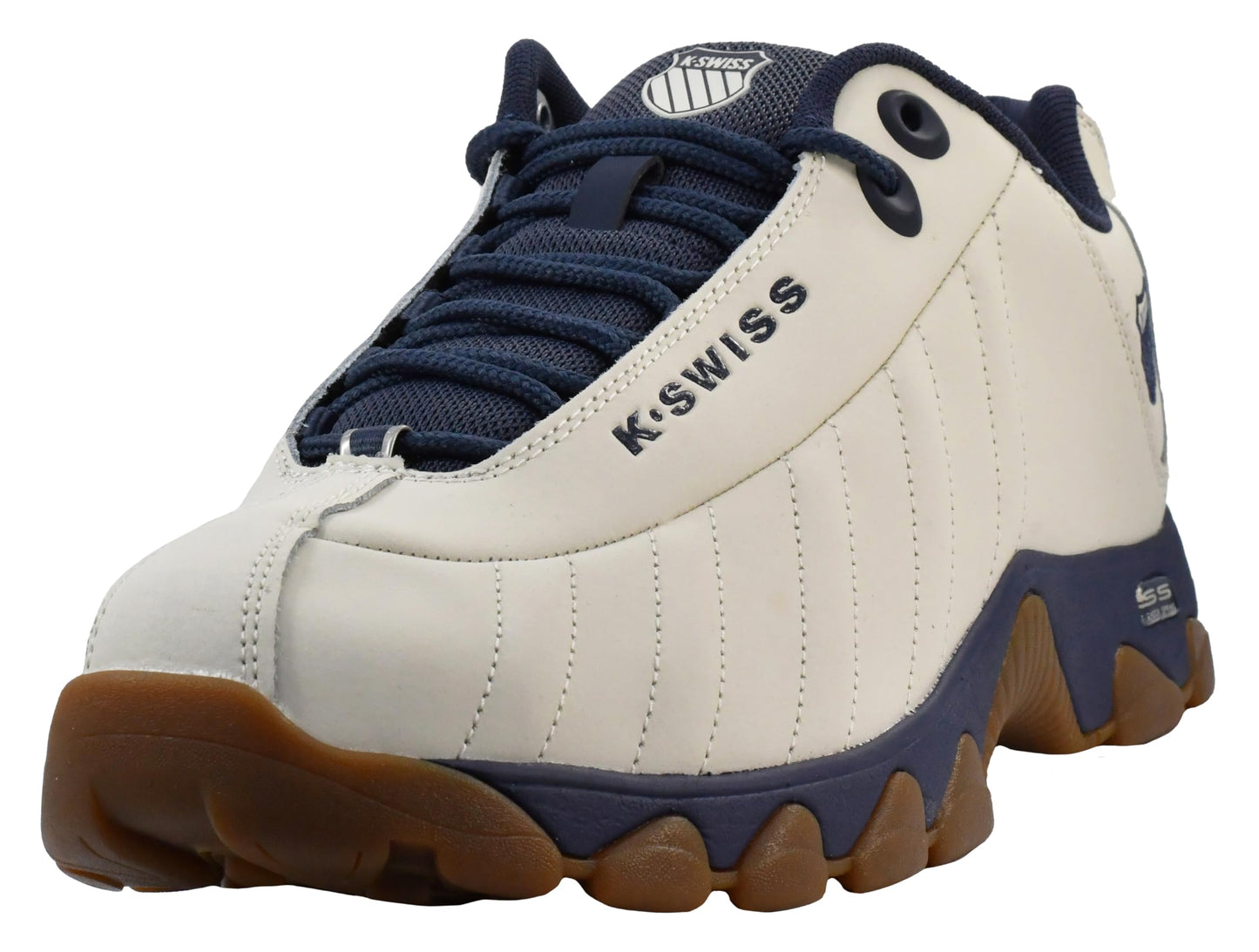 K-Swiss Men's ST329 CMF Sneaker, Wide Tennis Walking Shoes Leather Upper