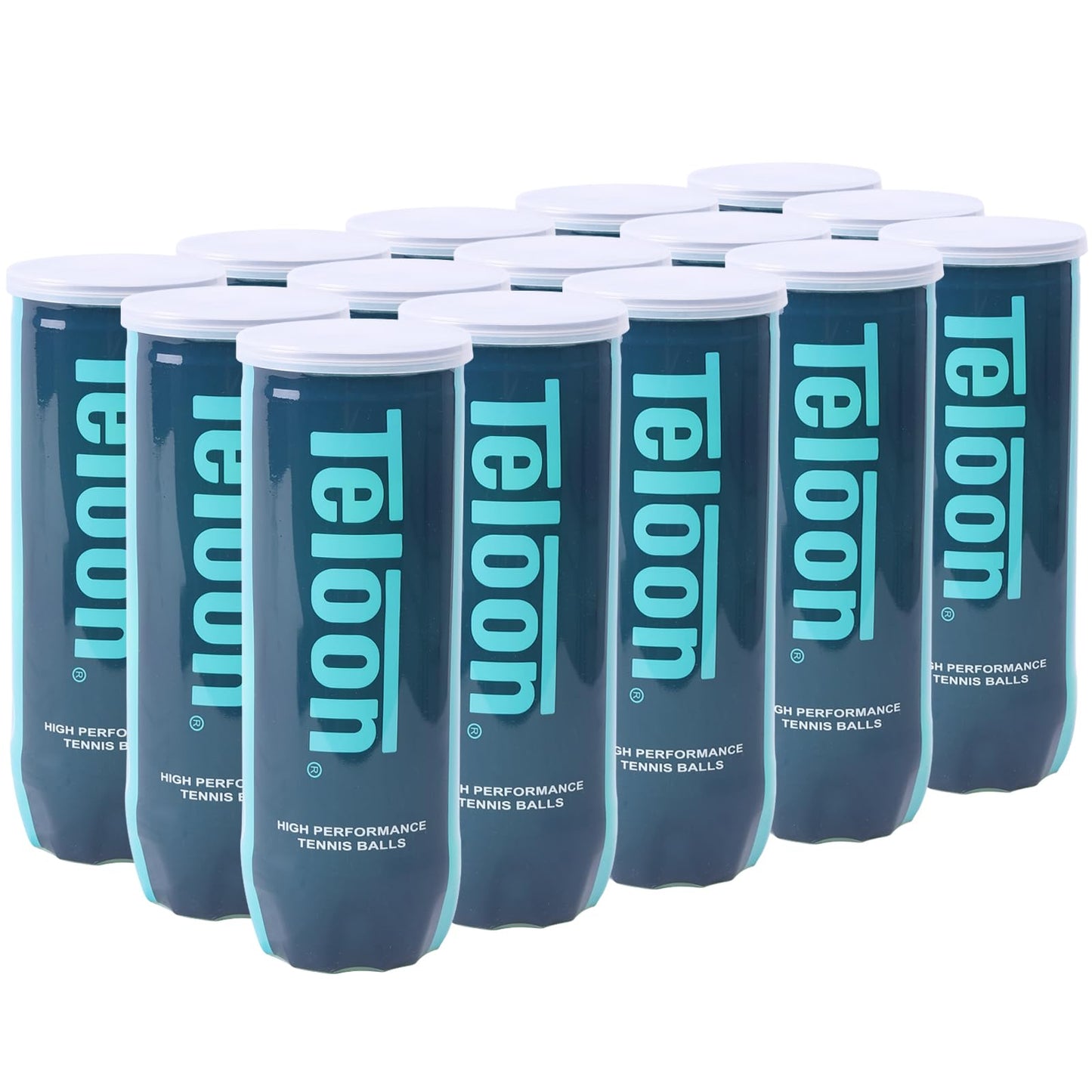 Teloon Championship Tennis Balls - Extra Duty - Regular Duty Felt Pressurized Tennis Balls