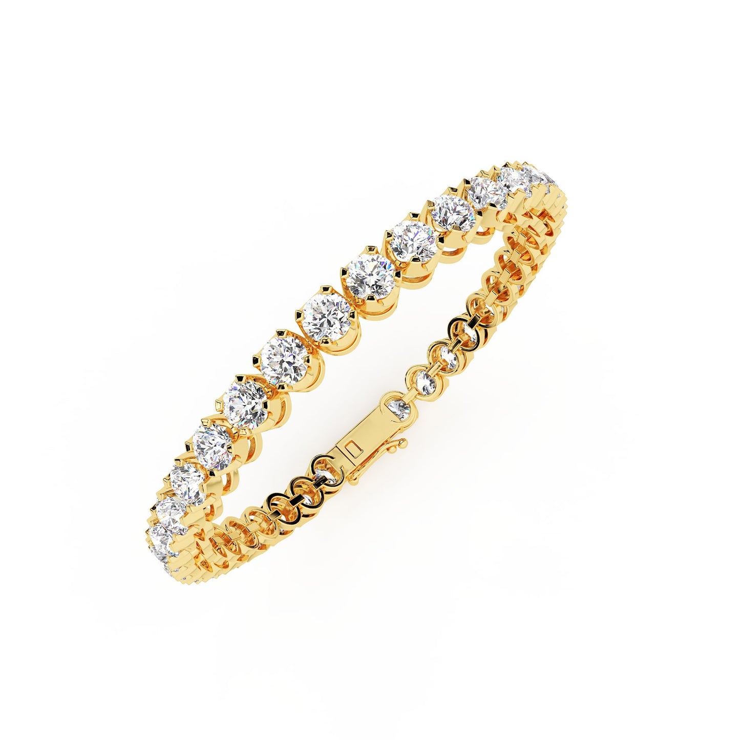 Houston Diamond District 3 to 30 CT Classic Lab Grown Diamond Tennis Bracelet