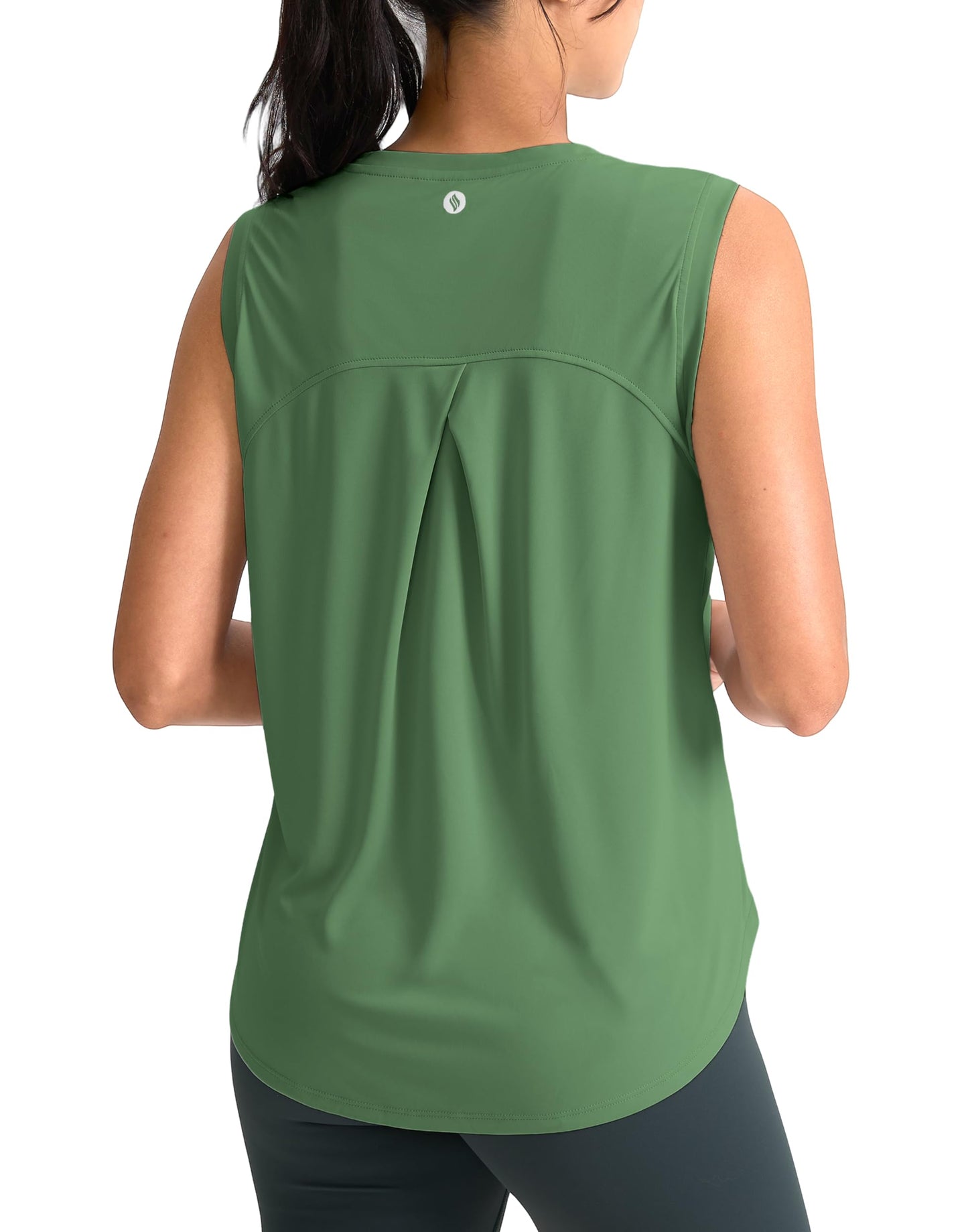 SANTINY Women's Workout Tank Tops Athletic Gym Yoga Shirt
