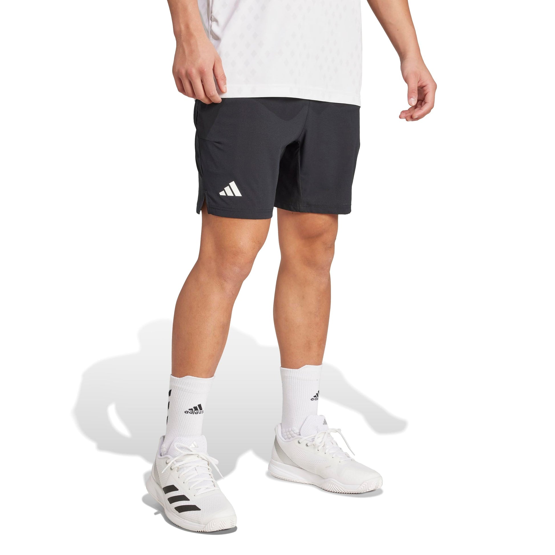 adidas Mens Climacool Ergo Shorts Tennis Casual Bottoms Casual - Black - Tennis Mindset