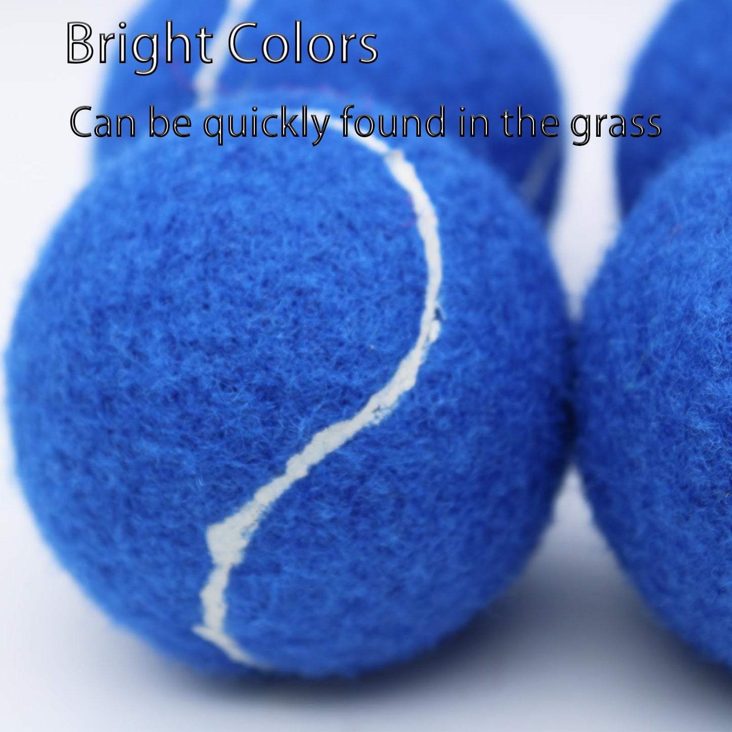 SHYUJAJIE Tennis Ball,6 Pack Practice Balls Bulk,Dog Balls with Mesh Bag