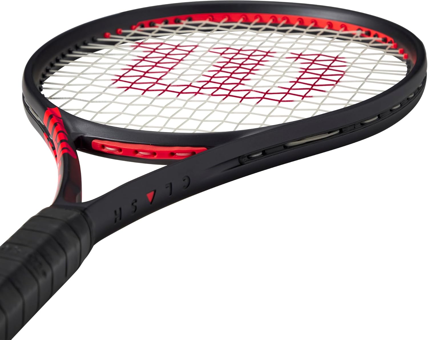 Wilson Clash 100 V3 Strung Adult Performance Tennis Racket - Grip Size 3-4 3/8", Strung with Sensation 16 Natural at Mid Range Tension - Tennis Mindset