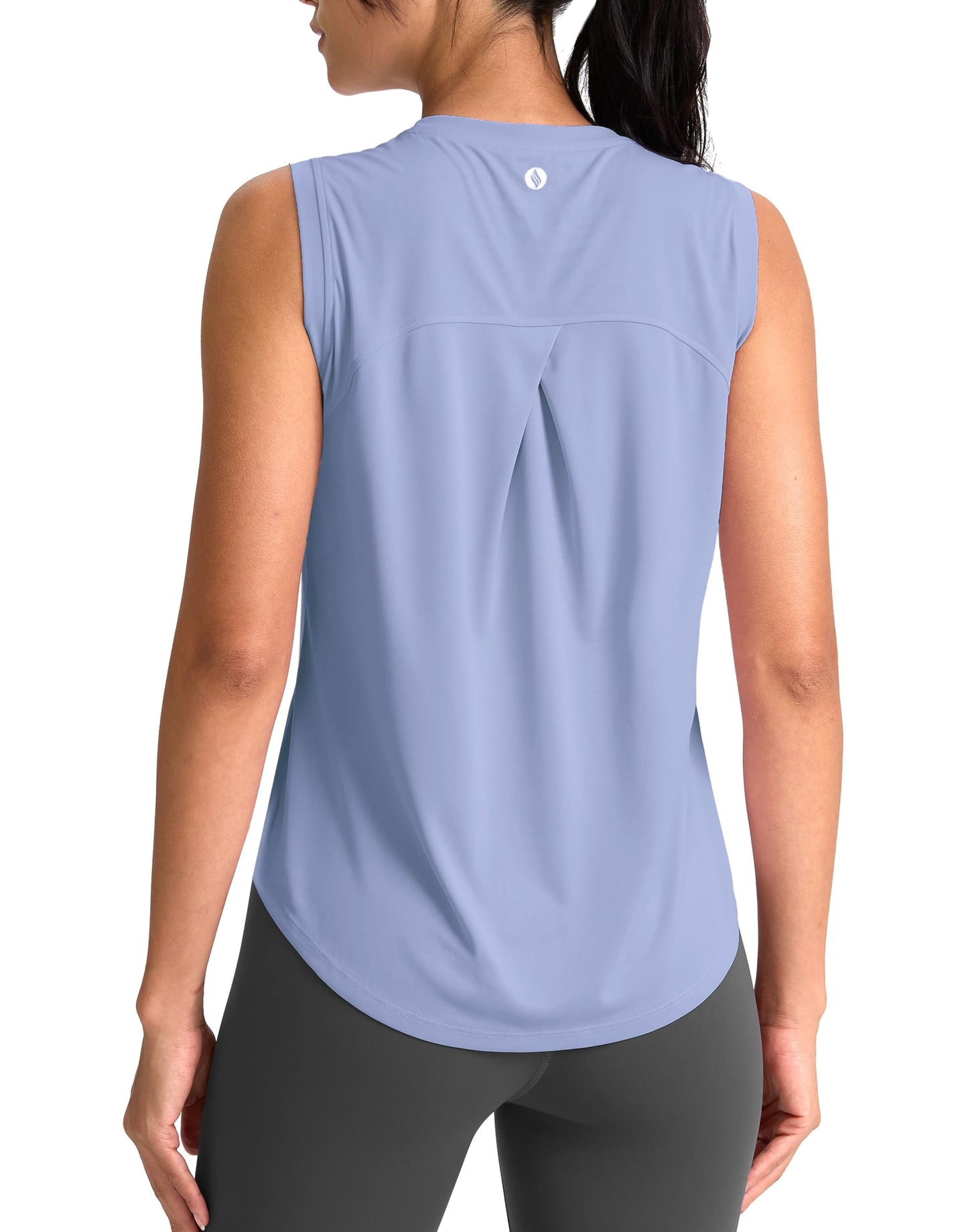 SANTINY Women's Workout Tank Tops Athletic Gym Yoga Shirt