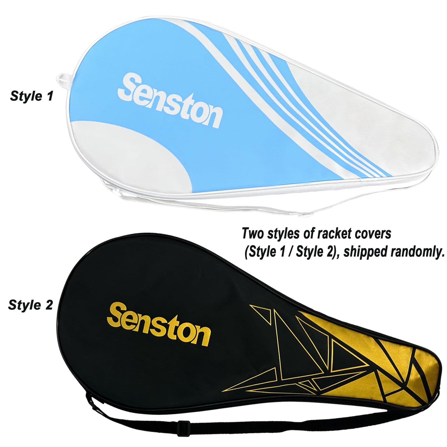Senston 19" 23" 25" Kids Junior Tennis Racquet for Kids Children Boys Girls Tennis Rackets with Racket Cover - Tennis Mindset