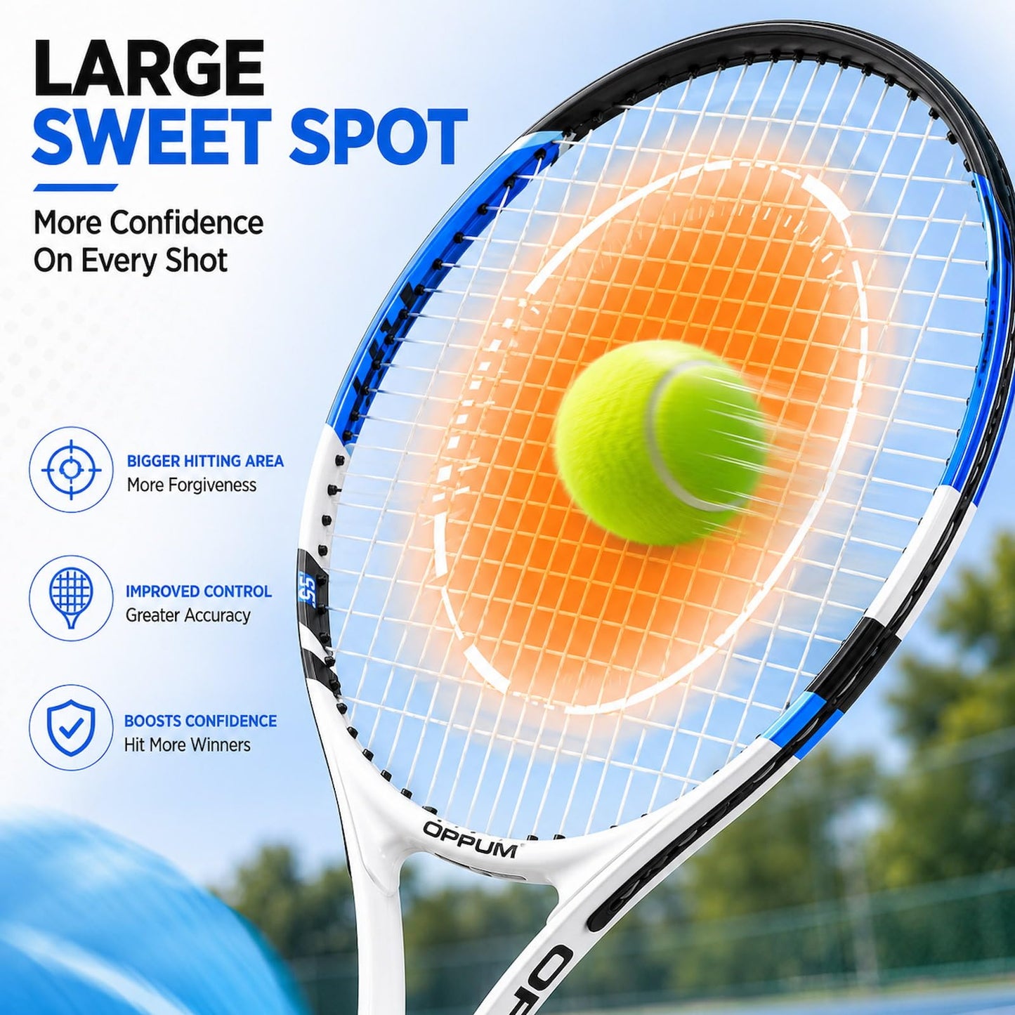 2-Pack Kids Tennis Racket Set, Junior Racquets with Bag and Balls - Tennis Mindset