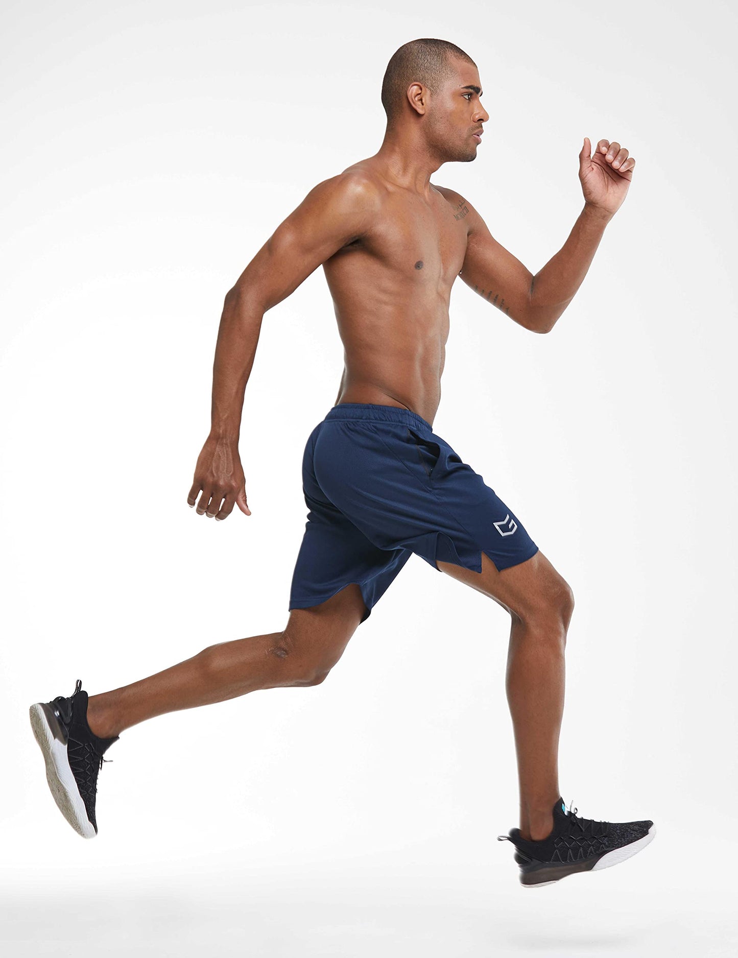 G Gradual Men's 7" Workout Running Shorts Quick Dry Lightweight Gym Shorts with Zip Pockets - Tennis Mindset