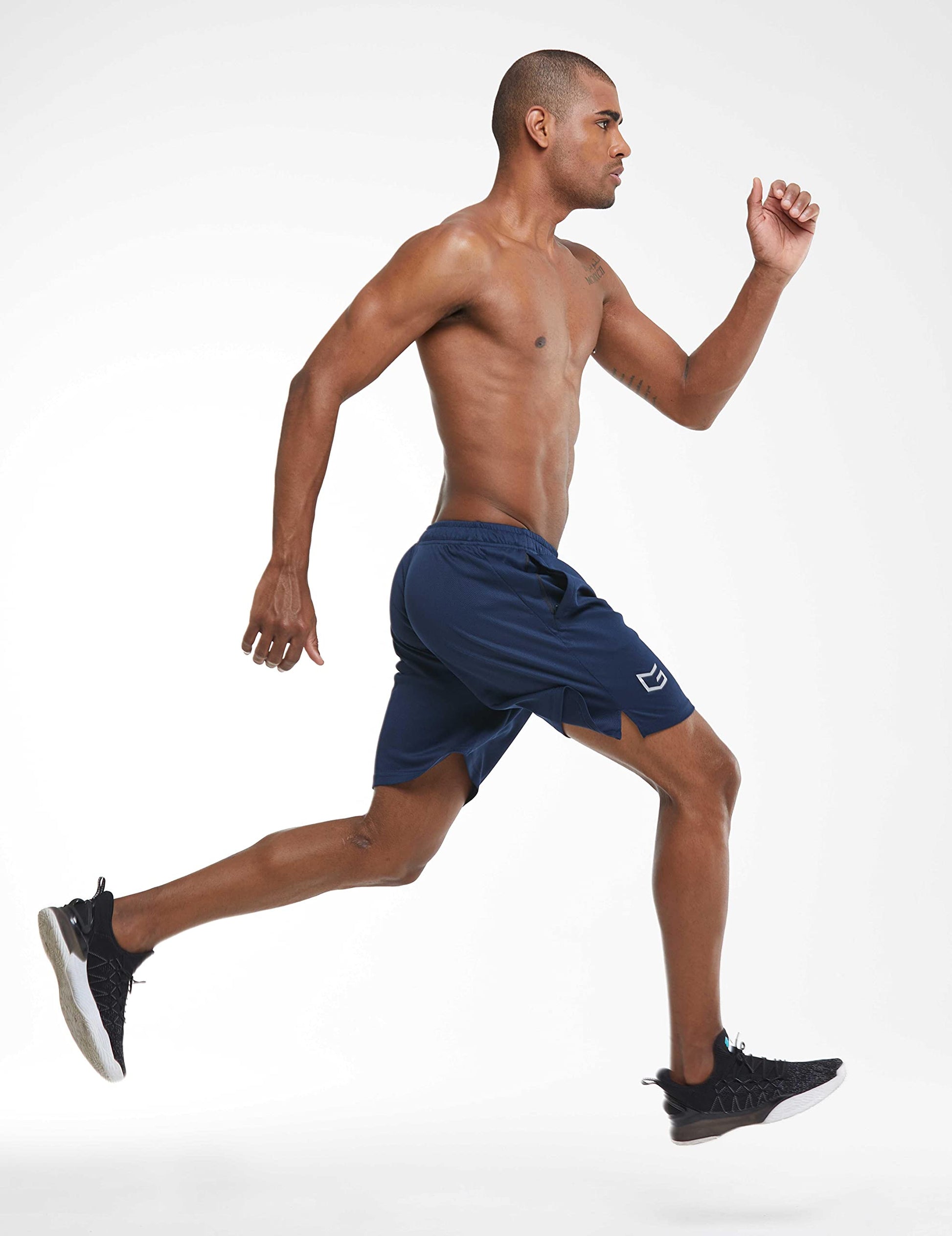 G Gradual Men's 7" Workout Running Shorts Quick Dry Lightweight Gym Shorts with Zip Pockets - Tennis Mindset