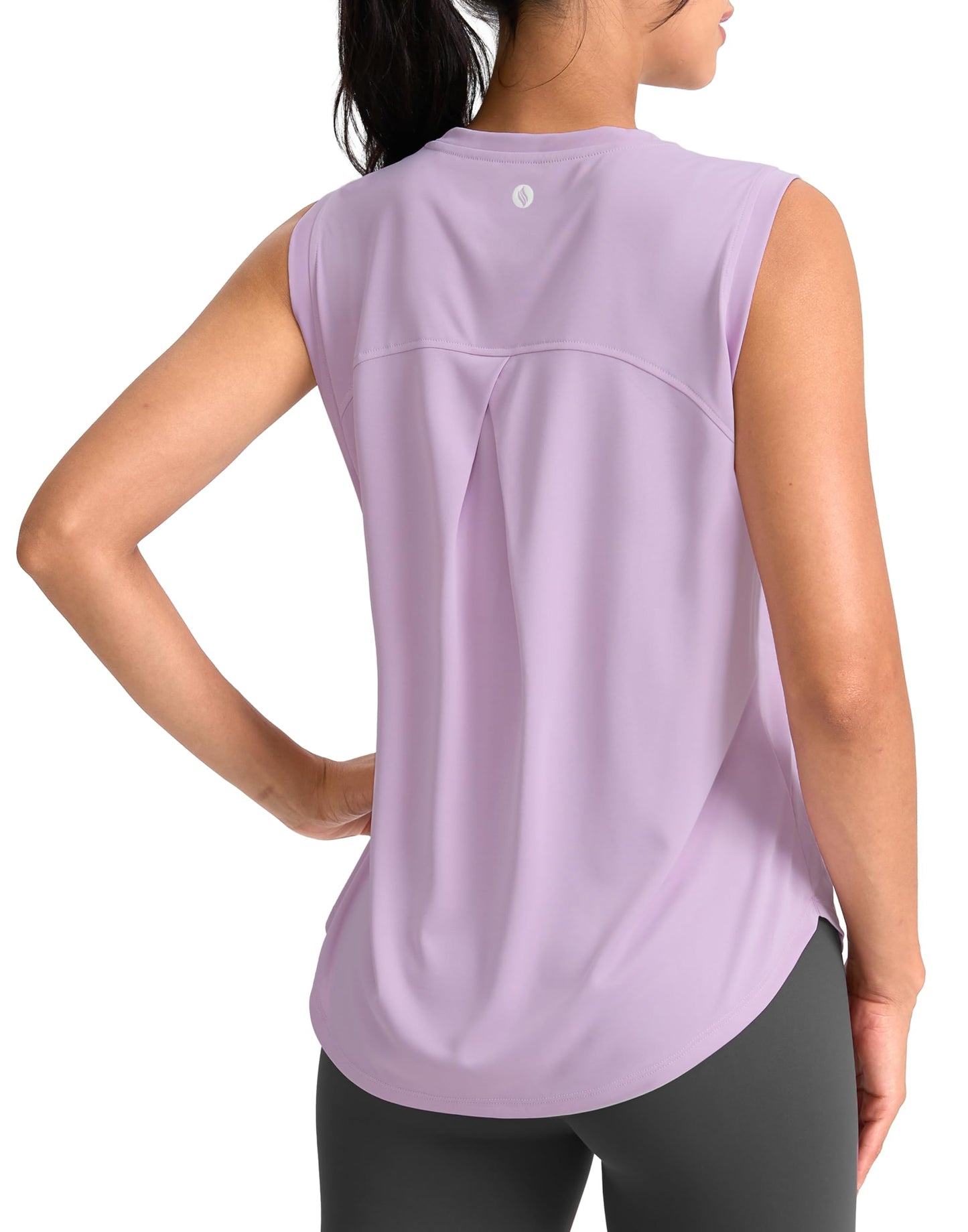 SANTINY Women's Workout Tank Tops Athletic Gym Yoga Shirt