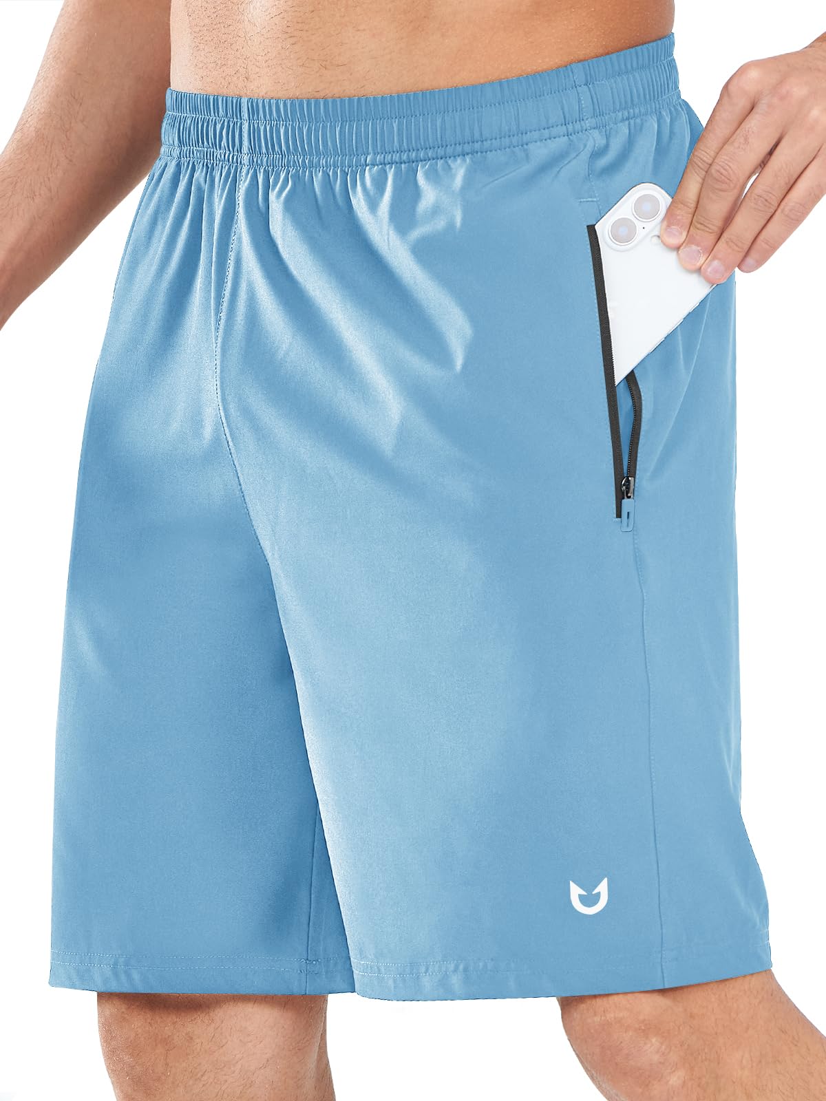 NORTHYARD Men's Athletic Running Shorts Quick Dry Lightweight Zip Pockets - Tennis Mindset