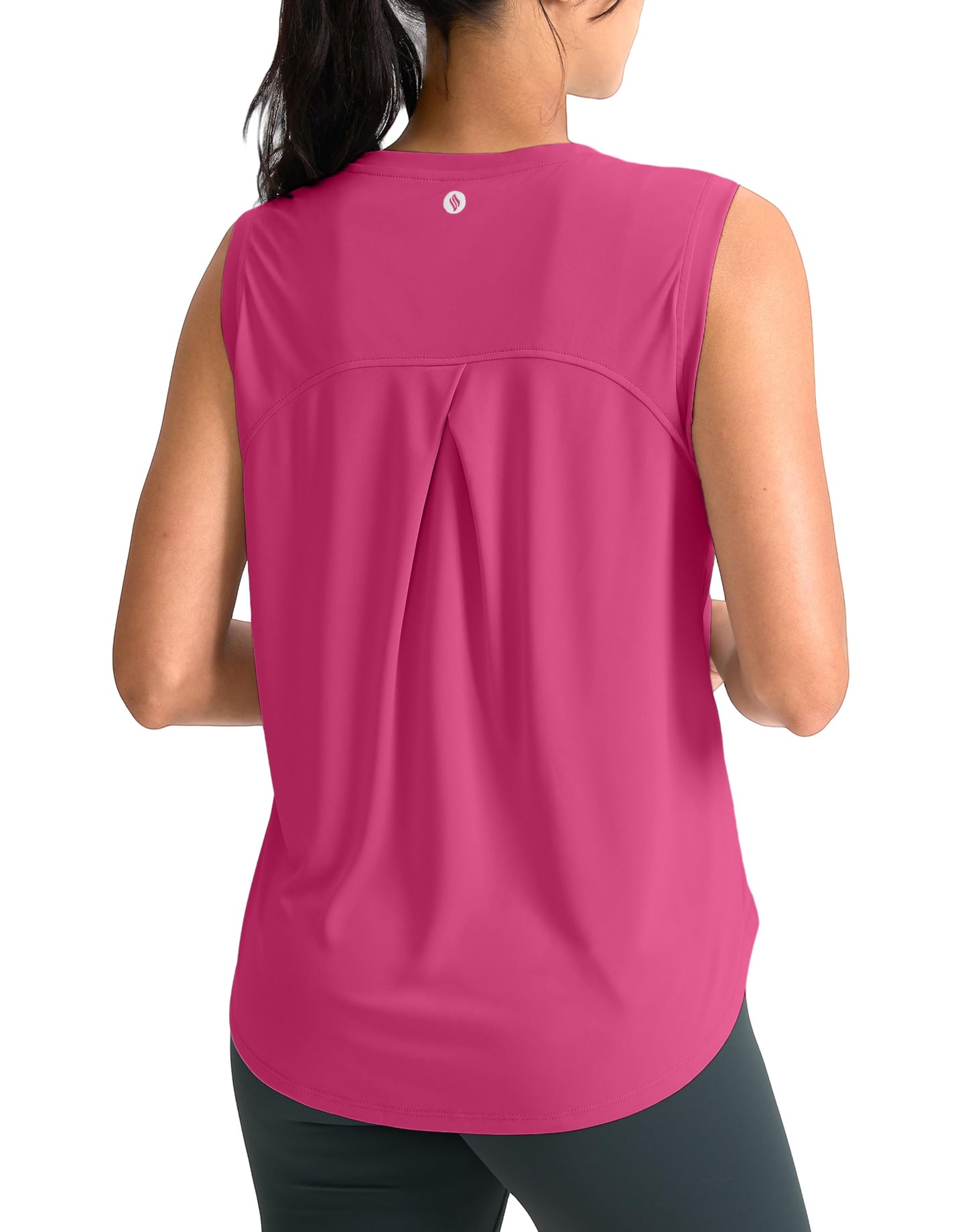SANTINY Women's Workout Tank Tops Athletic Gym Yoga Shirt