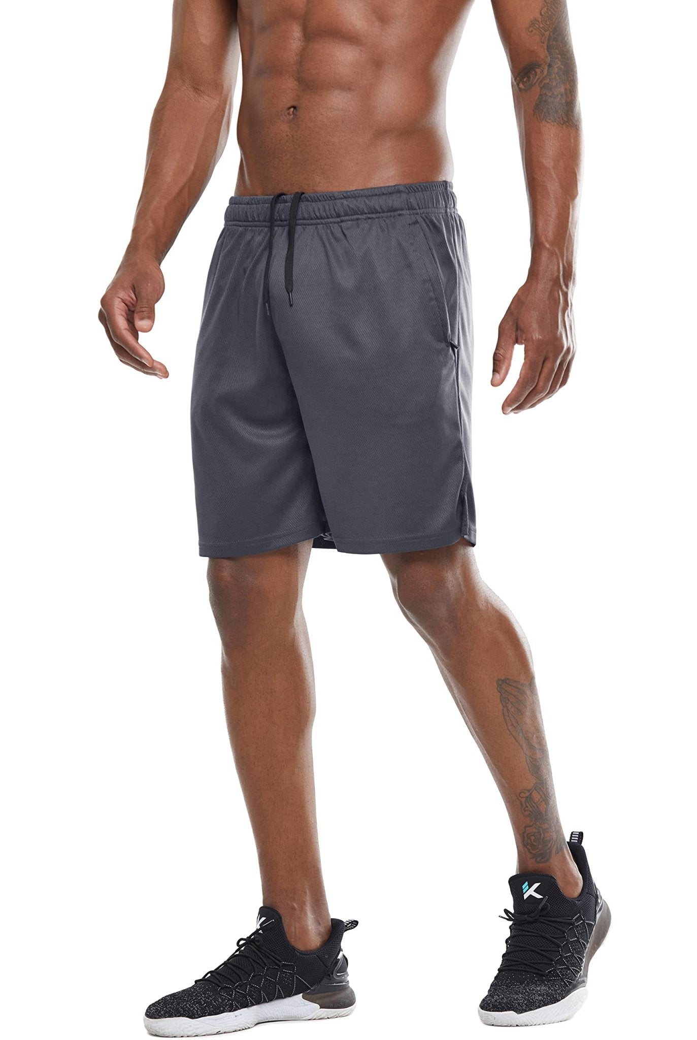 G Gradual Men's 7" Workout Running Shorts Quick Dry Lightweight Gym Shorts with Zip Pockets - Tennis Mindset