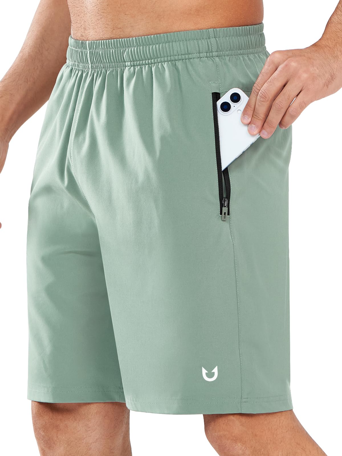 NORTHYARD Men's Athletic Running Shorts Quick Dry Lightweight Zip Pockets - Tennis Mindset