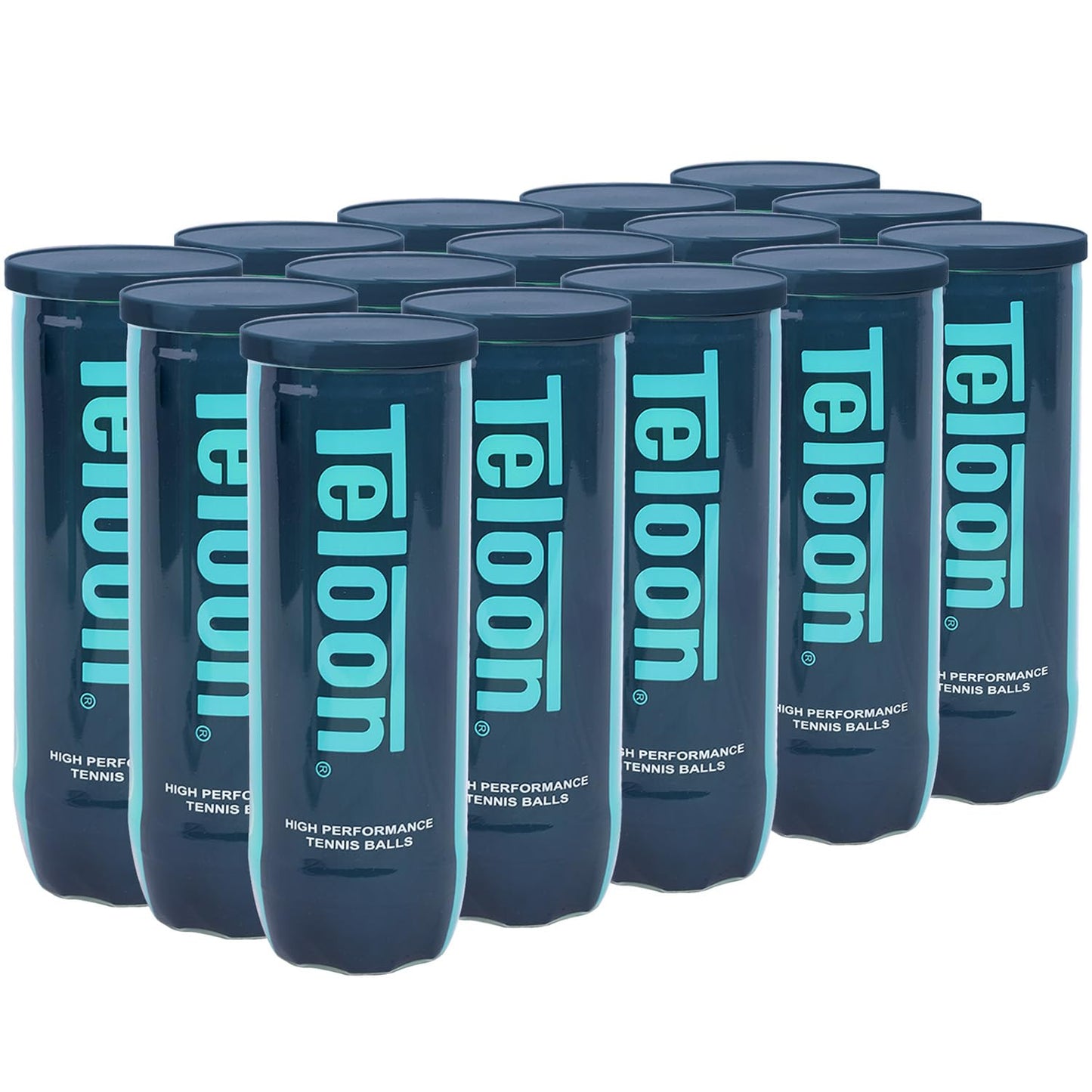 Teloon Championship Tennis Balls - Extra Duty - Regular Duty Felt Pressurized Tennis Balls