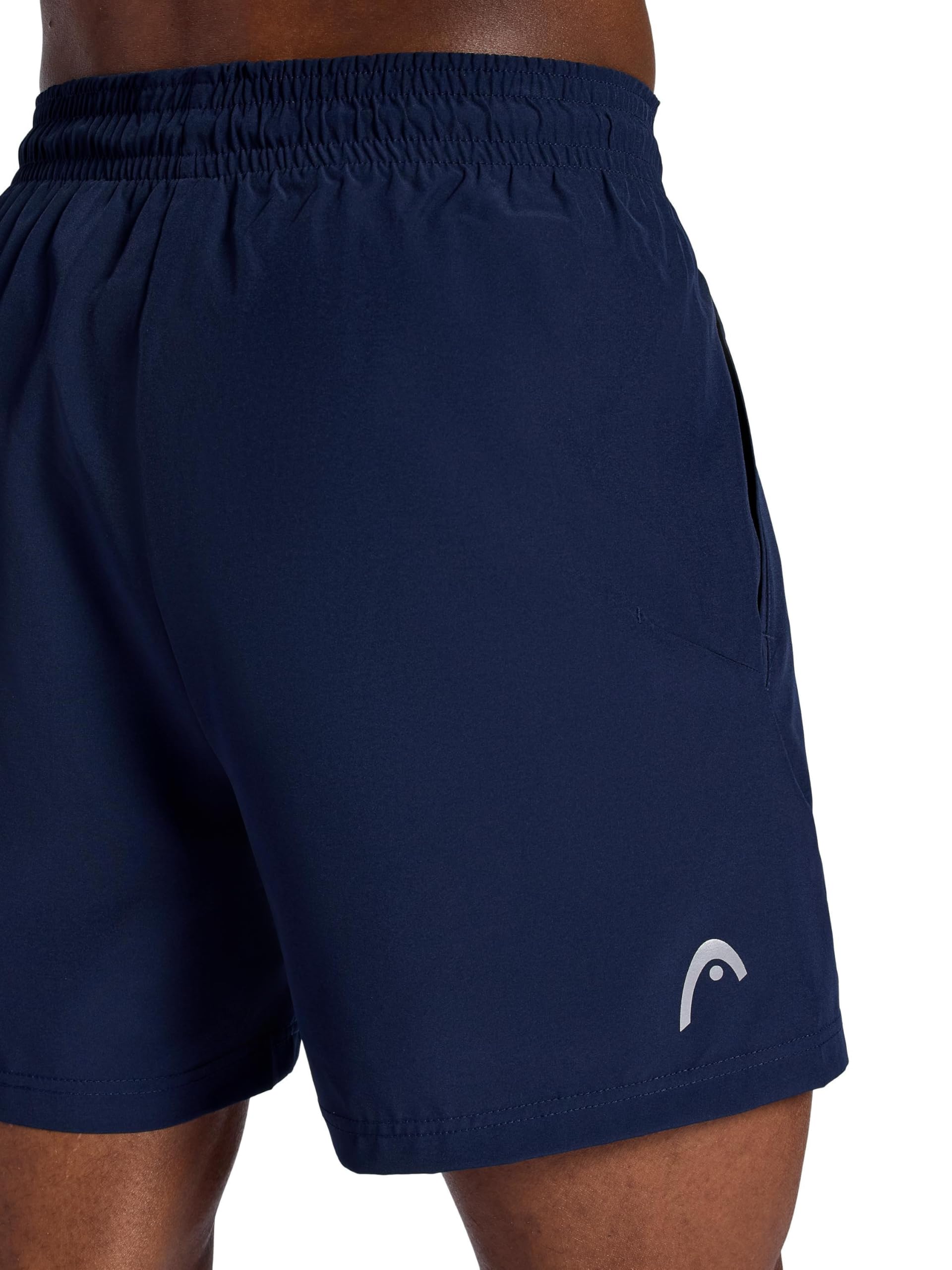 Head Men's Endurance Short, Standard Fit, 5” Inseam, Lightweight Stretch Moisture-Wicking Material - Tennis Mindset