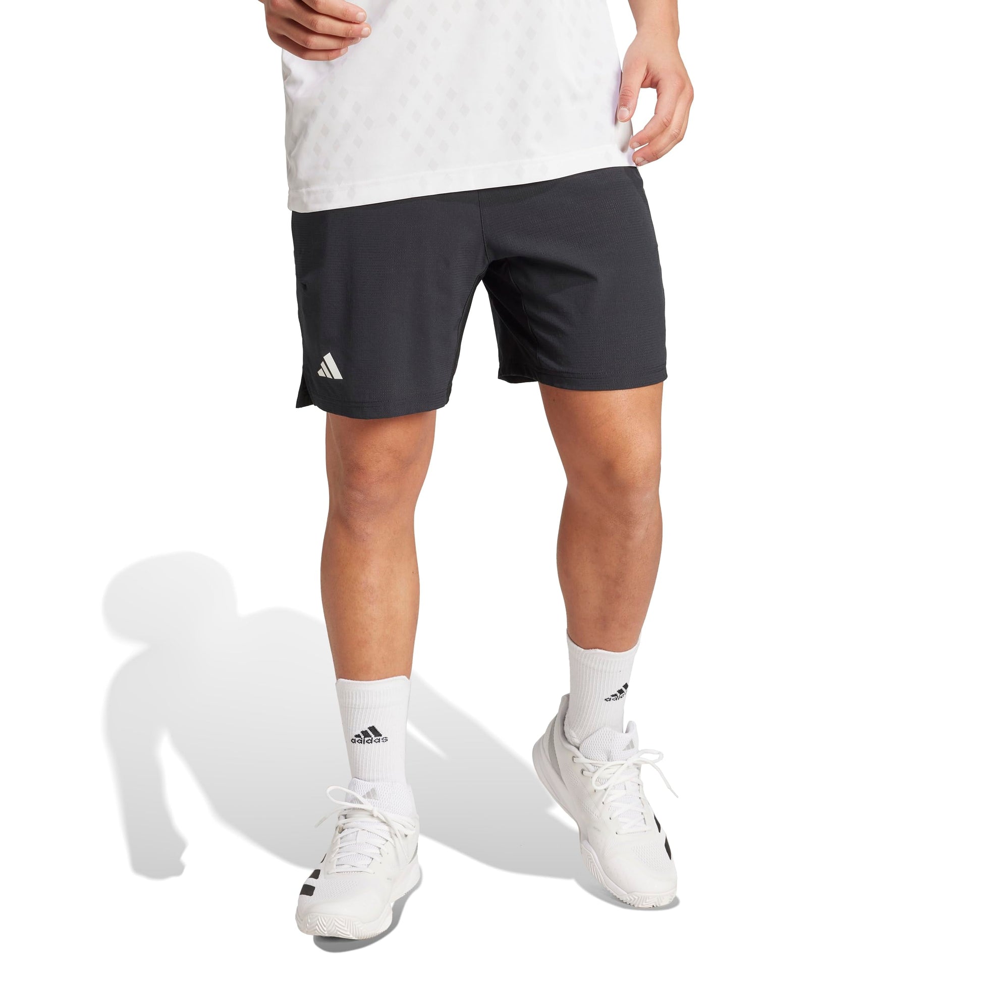 adidas Mens Climacool Ergo Shorts Tennis Casual Bottoms Casual - Black - Tennis Mindset