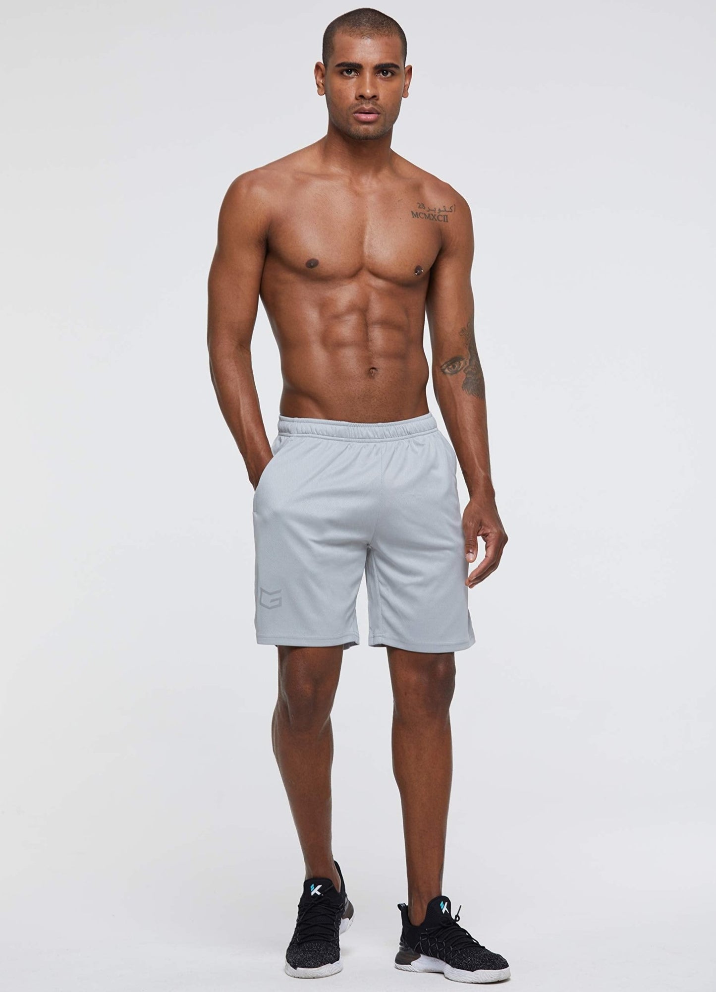 G Gradual Men's 7" Workout Running Shorts Quick Dry Lightweight Gym Shorts with Zip Pockets - Tennis Mindset