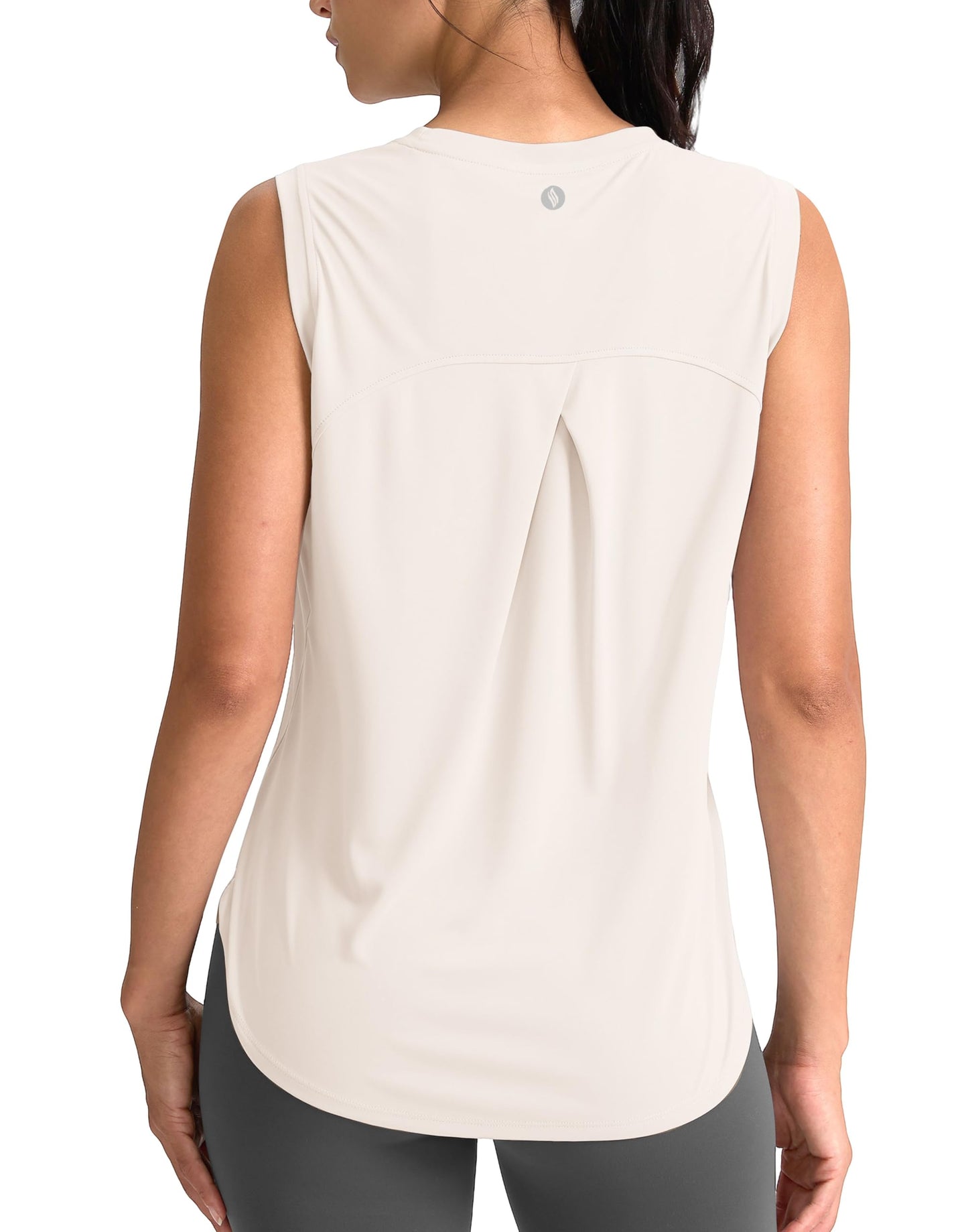 SANTINY Women's Workout Tank Tops Athletic Gym Yoga Shirt