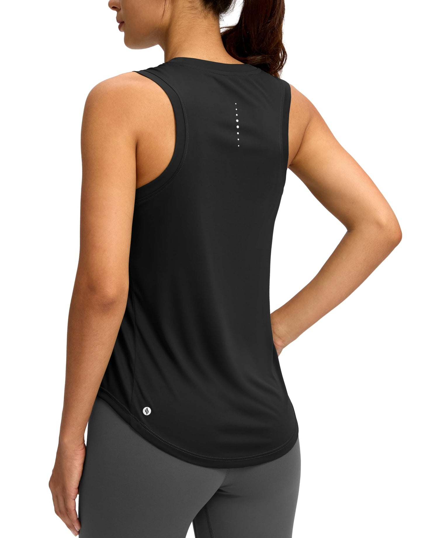 SANTINY Women's Workout Tank Top Racerback Athletic Shirt