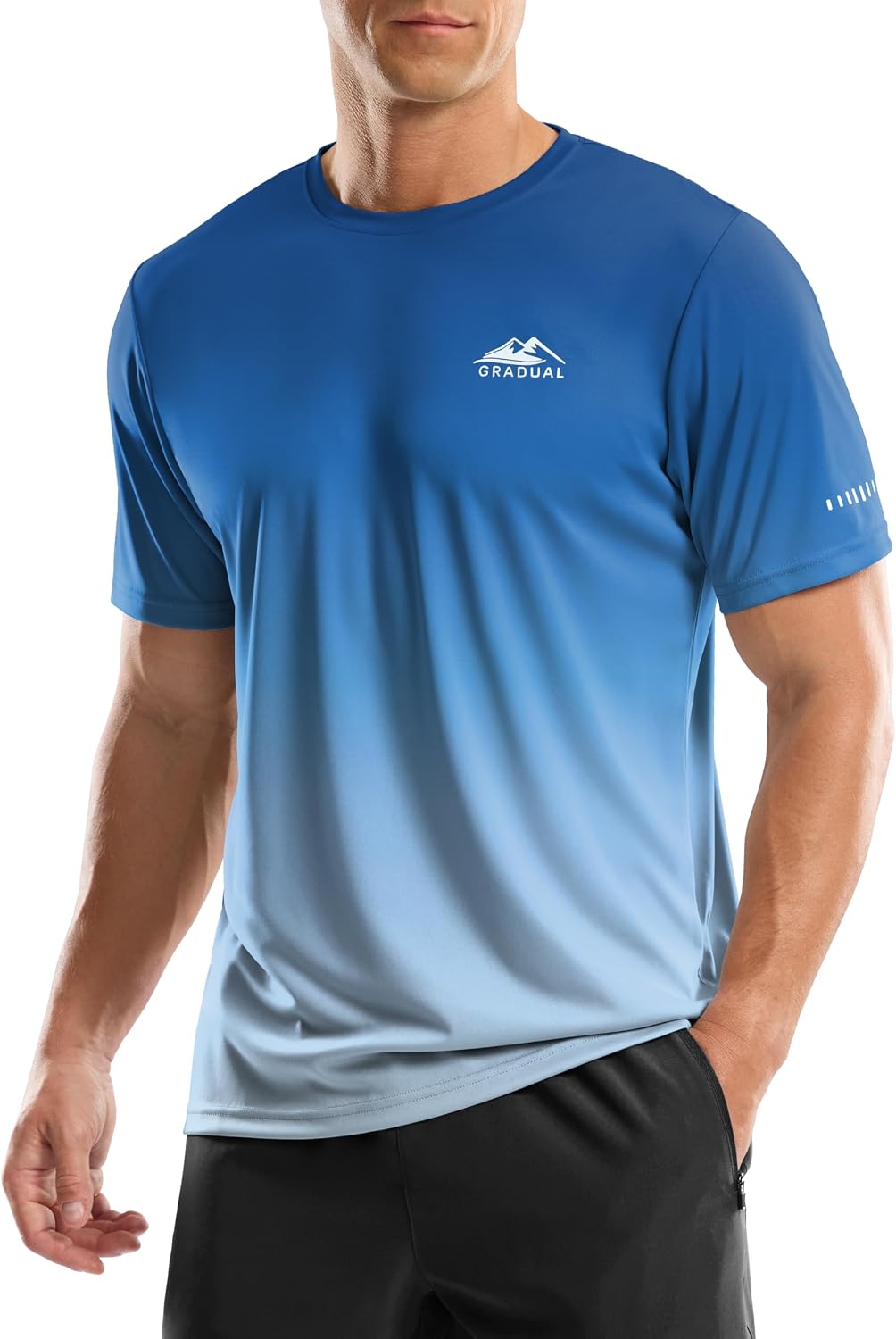 Men's UPF 50+ Sun Protection Swim Shirts Rash Guard Dry Fit Workout Tshirts - Tennis Mindset