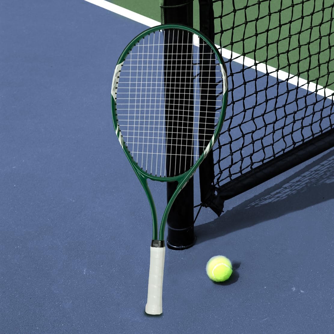 Tennis Rackets 2 Players Recreational for Beginners,Pre-Strung 27 Inch Light Adult Racquet Set for Women Men with Tennis Balls,Overgrips and Carry Bag - Tennis Mindset