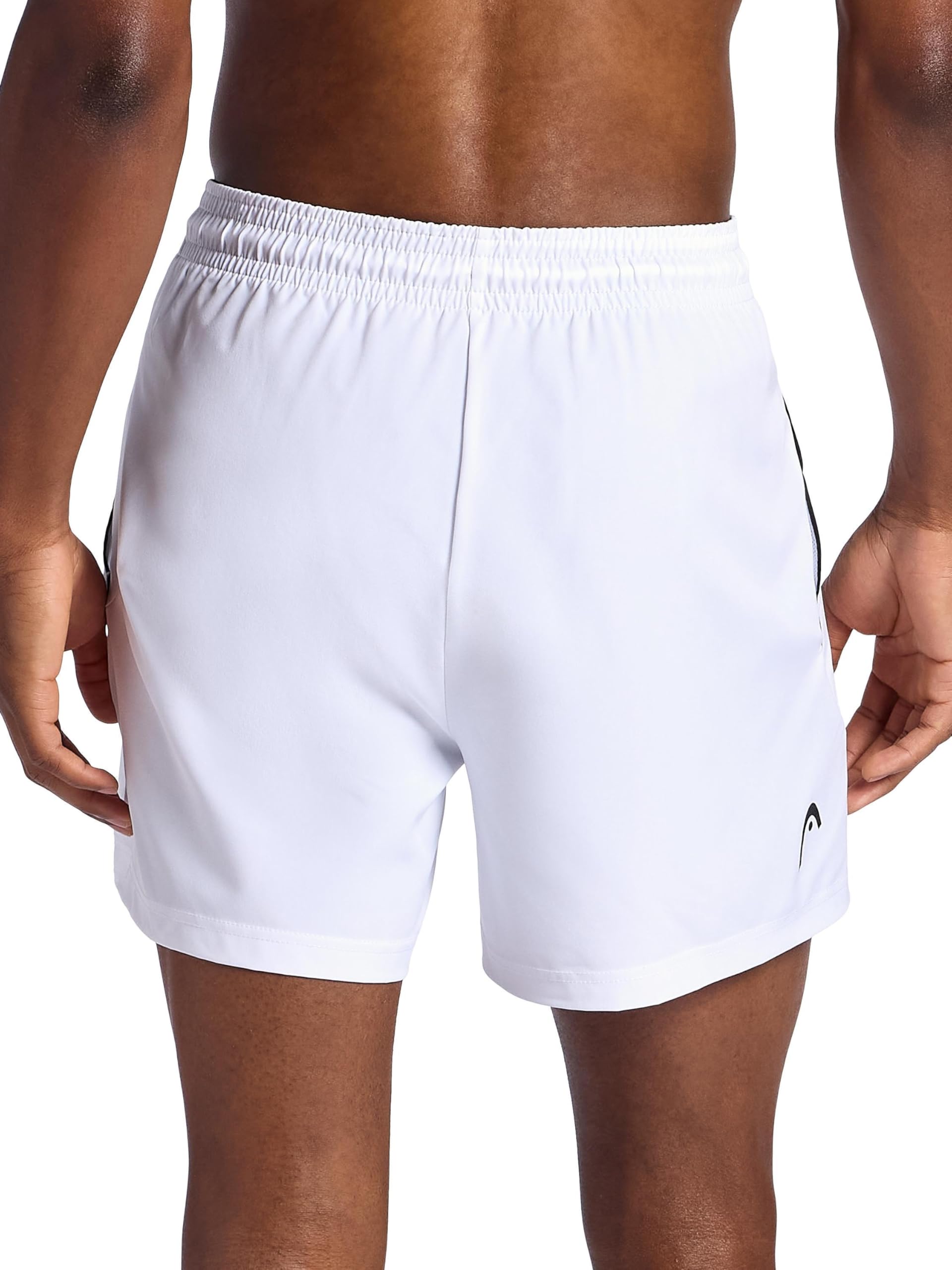 Head Men's Endurance Short, Standard Fit, 5” Inseam, Lightweight Stretch Moisture-Wicking Material - Tennis Mindset